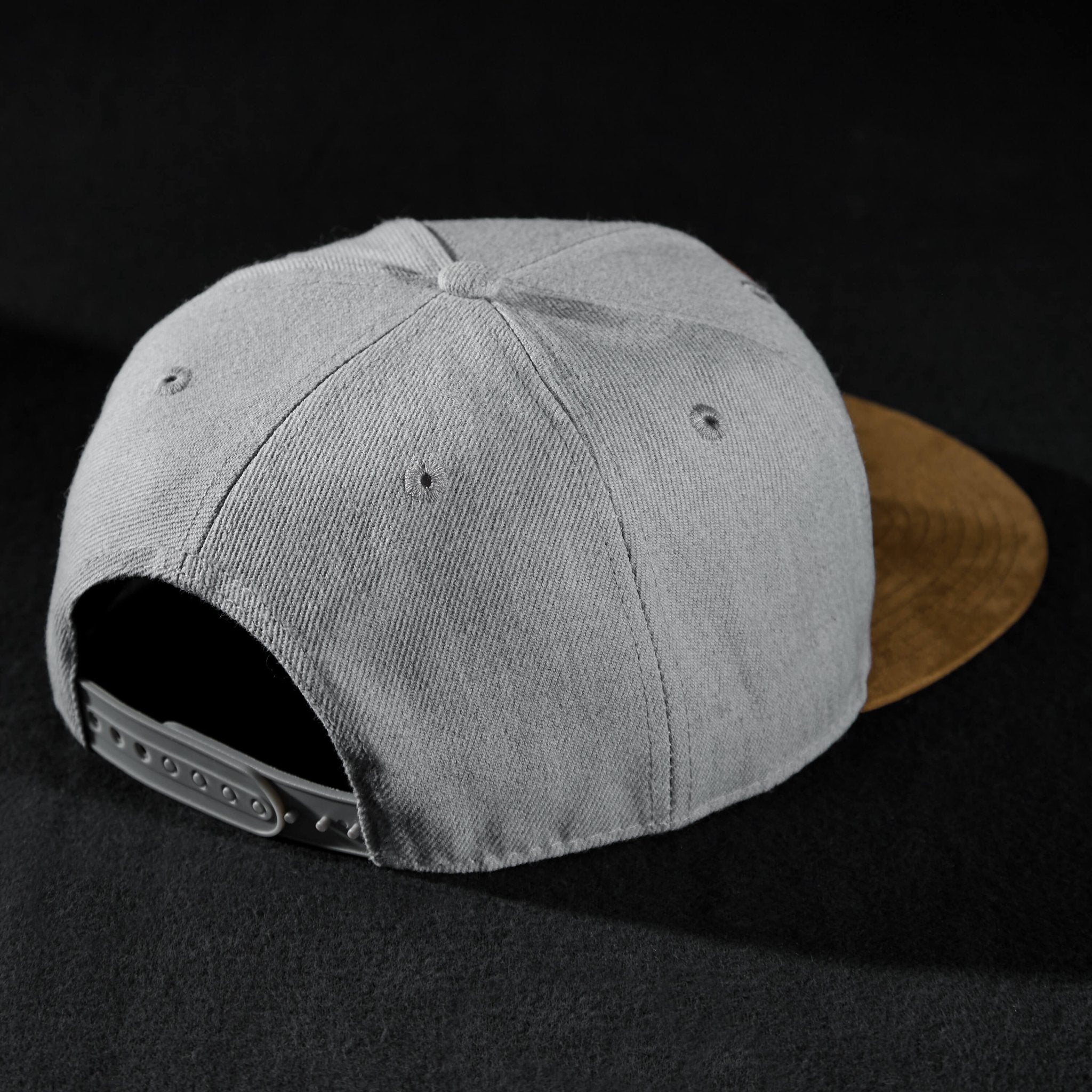 Snapback Cap - Grey & Suede - Pablo & Capone - Shop Deutschland Noodosz