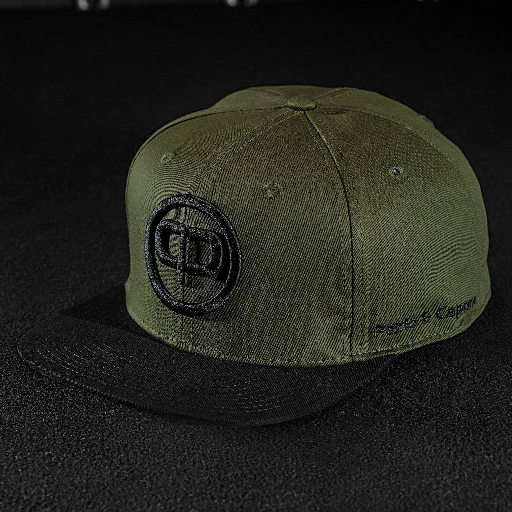 Snapback Cap - Khaki on Black - Pablo & Capone - Shop Deutschland Noodosz
