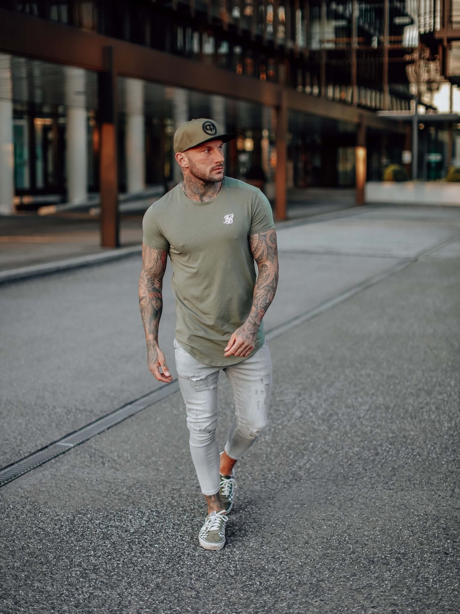 Snapback Cap - Khaki on Black - Pablo & Capone - Shop Deutschland Noodosz