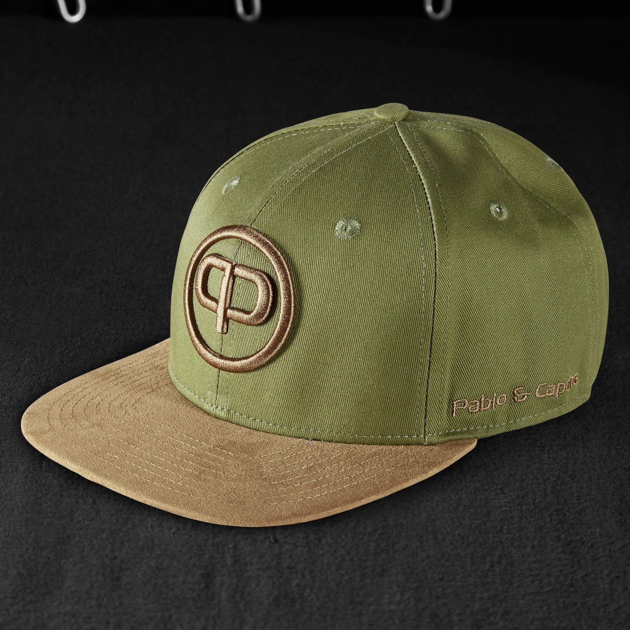 Snapback Cap - Khaki & Suede - Pablo & Capone - Shop Deutschland Noodosz