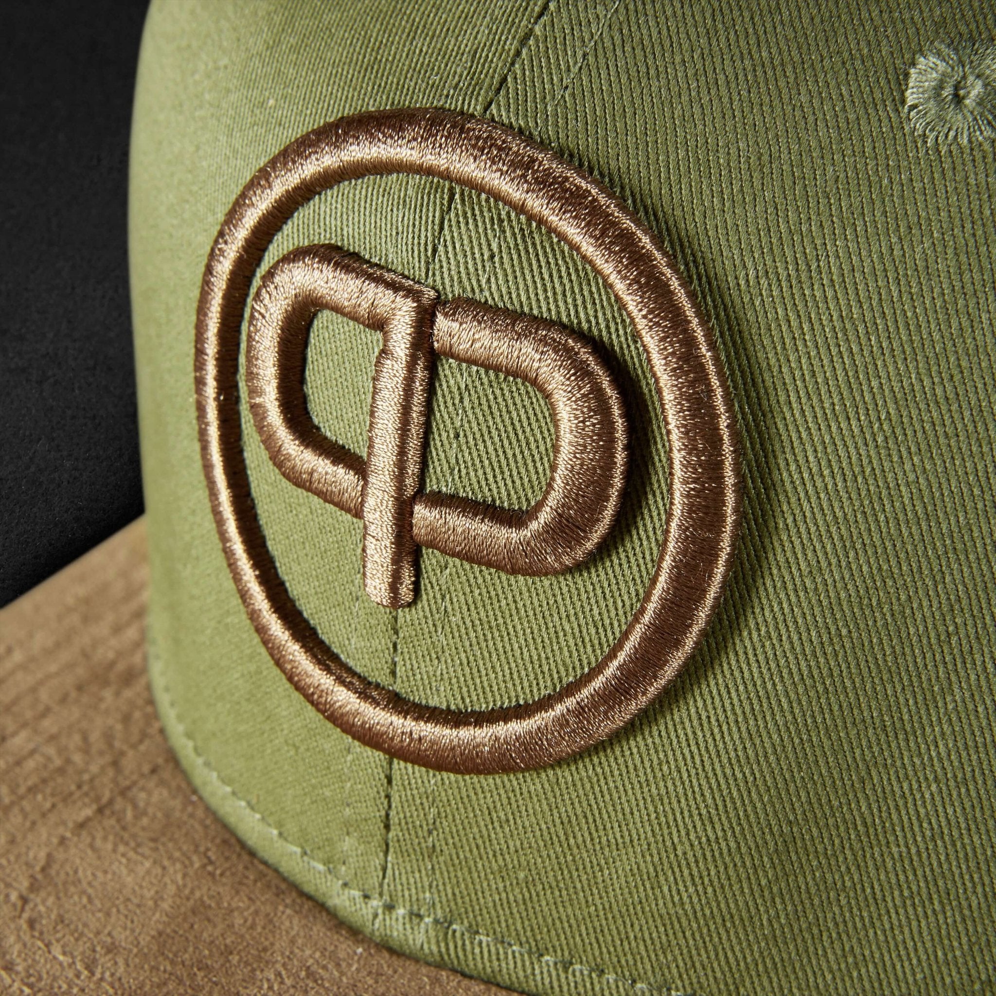 Snapback Cap - Khaki & Suede - Pablo & Capone - Shop Deutschland Noodosz