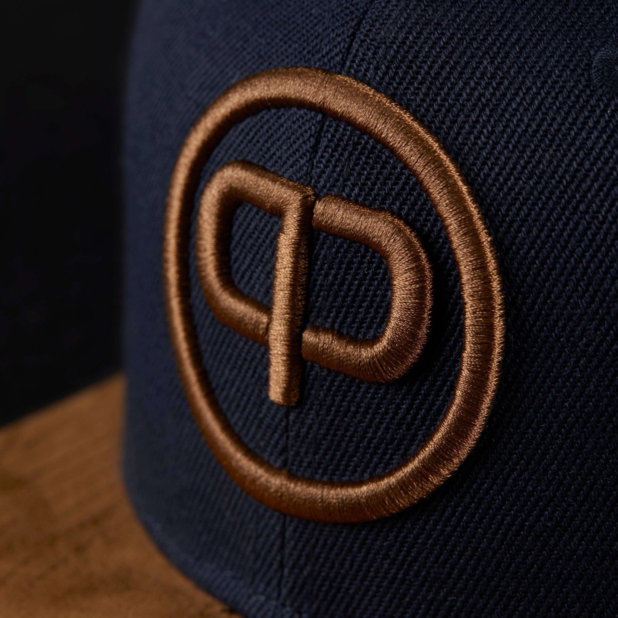 Snapback Cap - Navy Blue & Suede - Pablo & Capone - Shop Deutschland Noodosz