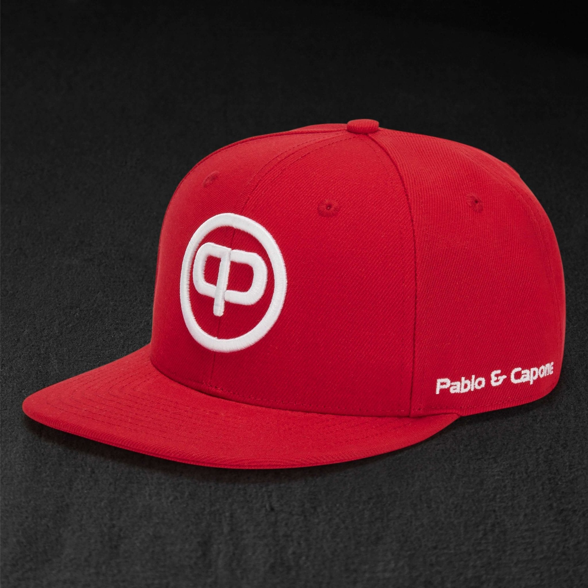 Snapback Cap - Red & White - Pablo & Capone - Shop Deutschland Noodosz