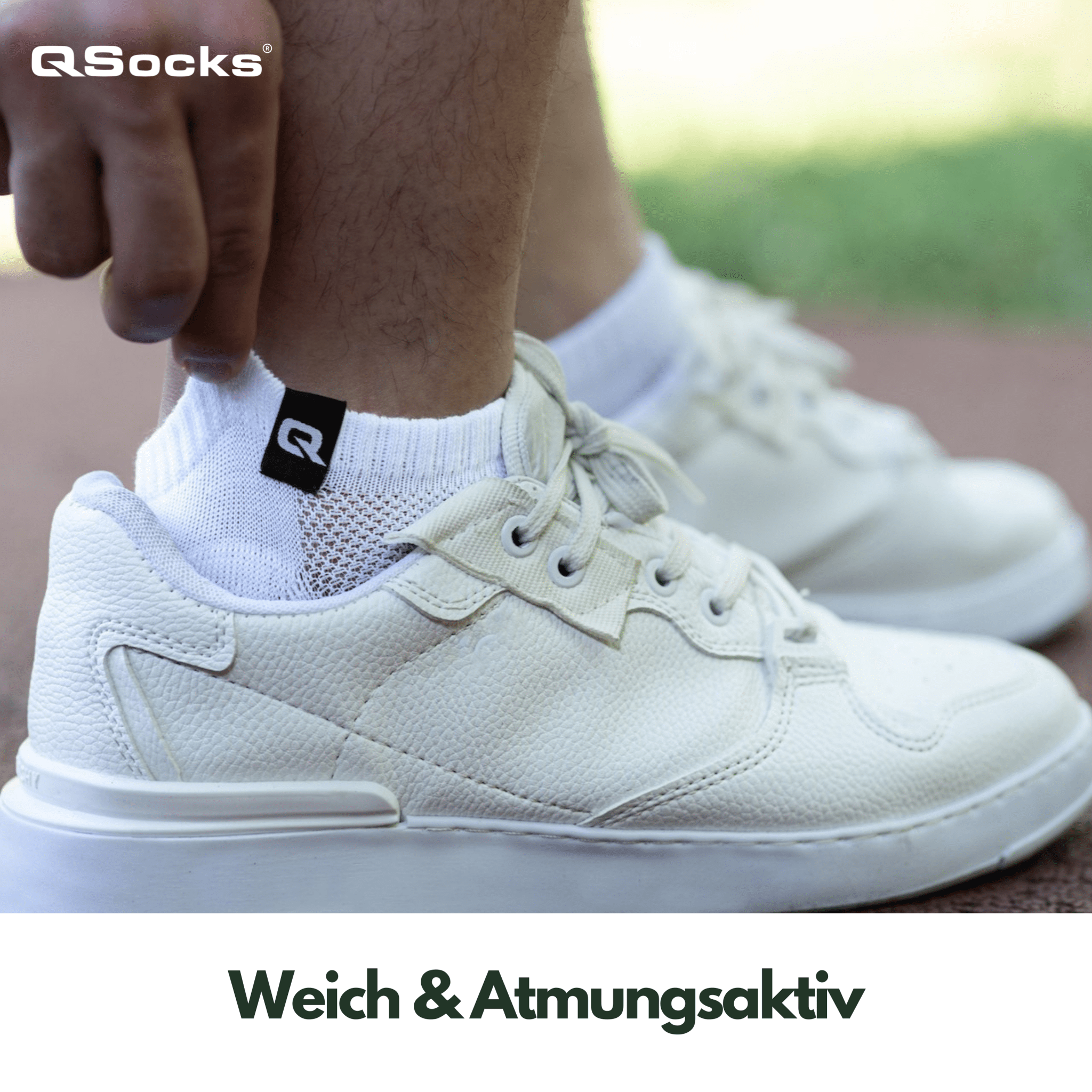 Sneaker Socken gepolstert für Damen & Herren 6X Paar - QOLONIA - Shop Deutschland Noodosz