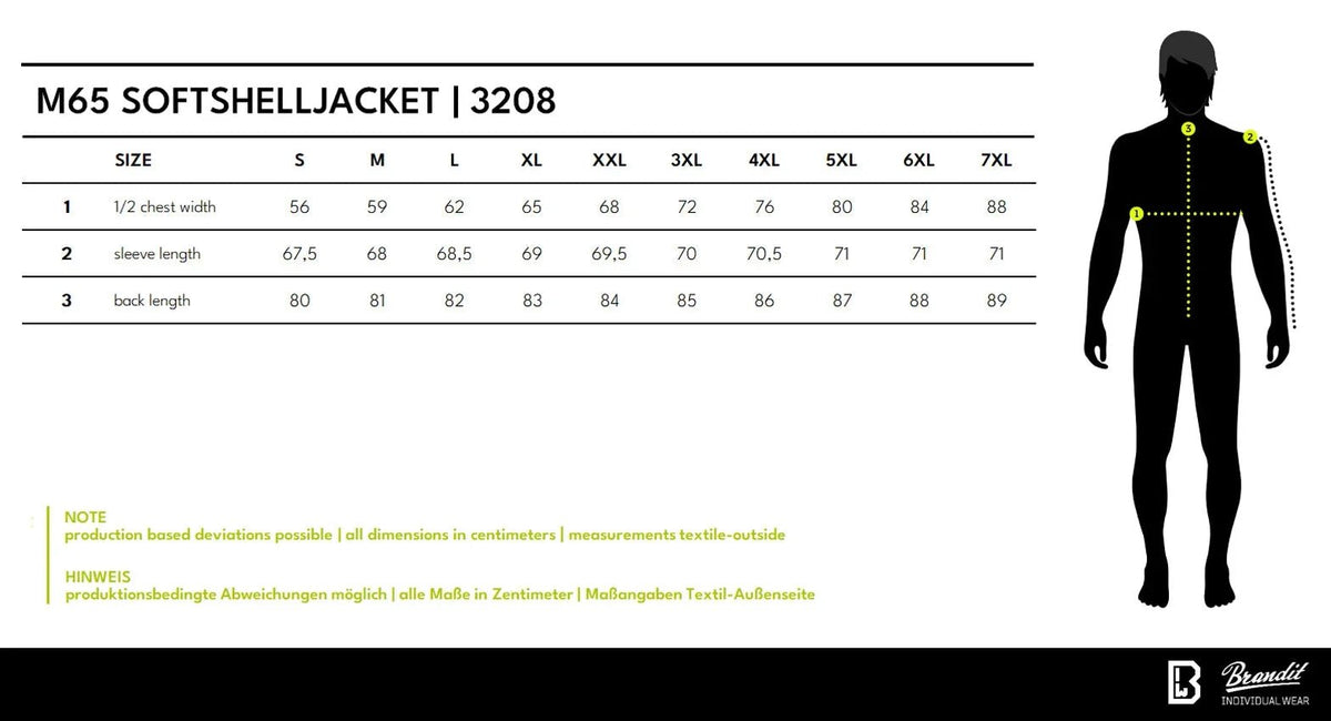 Herren Softshell M65 Jacke im Army-Look - Norvine - Shop Deutschland Noodosz
