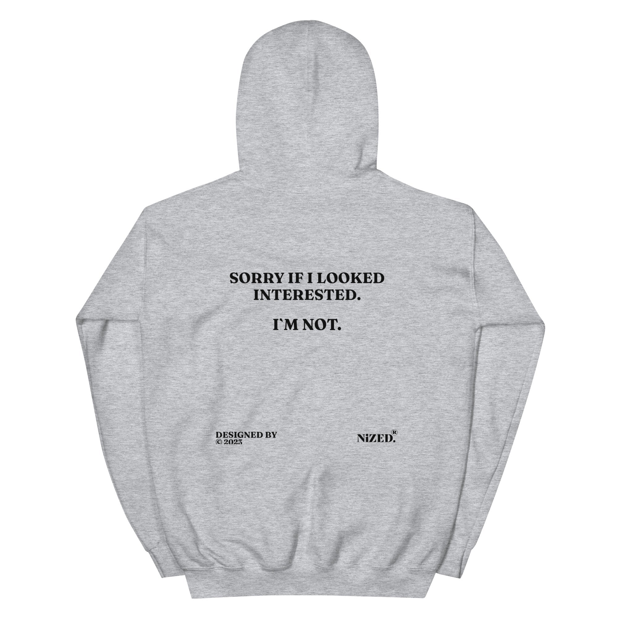 Sorry if i looked interested Kapuzenpullover - NiZED - Shop Deutschland Noodosz