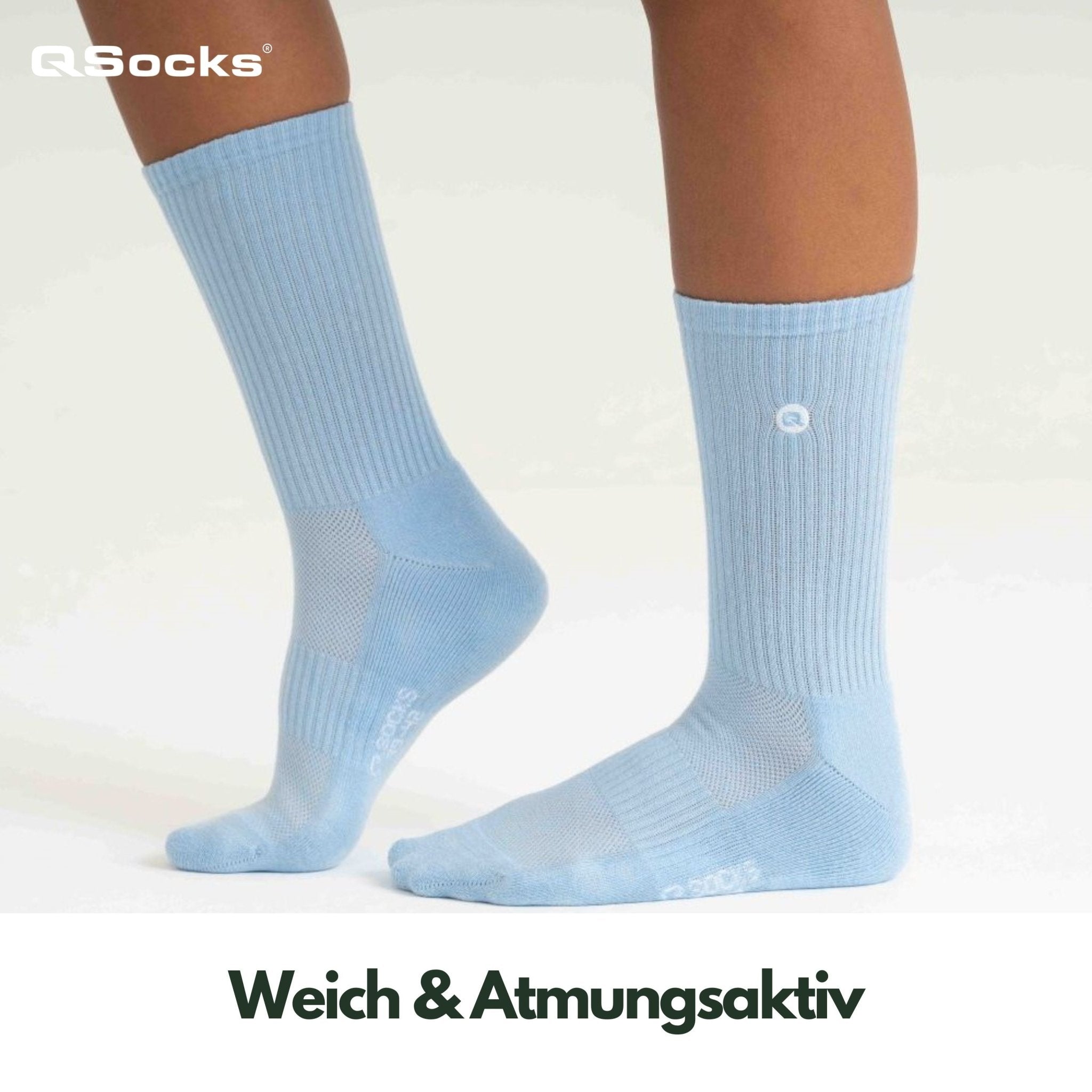 Sportsocken gepolstert für Damen und Herren 4X Paar - QOLONIA - Shop Deutschland Noodosz