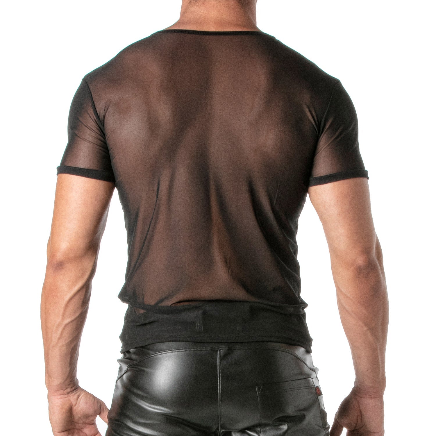 T-Shirt aus transparentem Mesh für Männer - TOF Paris - Shop Deutschland Noodosz