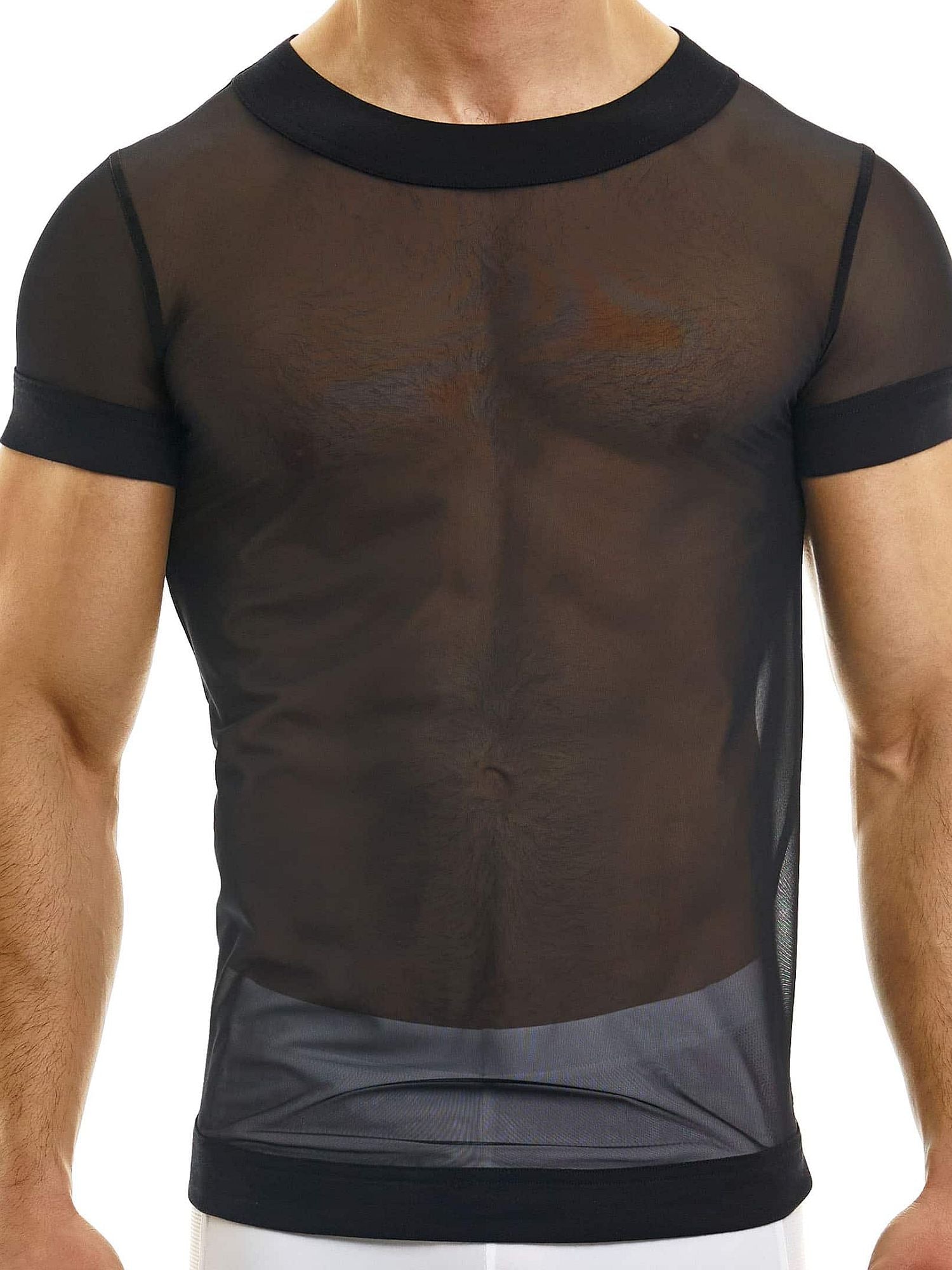 MODUS VIVENDI MUSLIN T-Shirt 09331 - Clubshirt aus transparentem Stoff Modus Vivendi Kleidung & Accessoires:Herren:Herrenmode:Shirts & Hemden:T-Shirts nudosz.myshopify.com