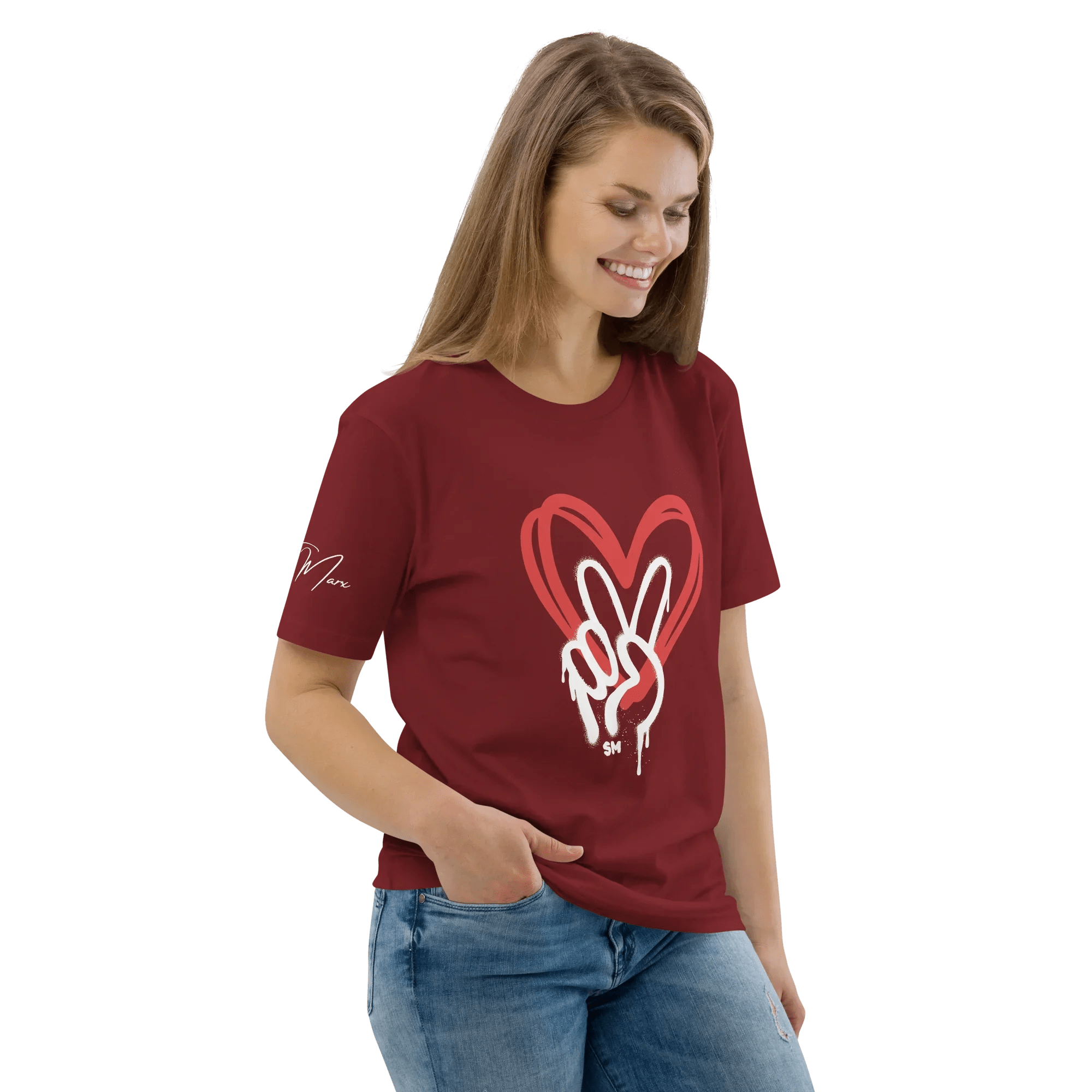 T-Shirt "Peace - Love" - flyliving - Shop Deutschland Noodosz