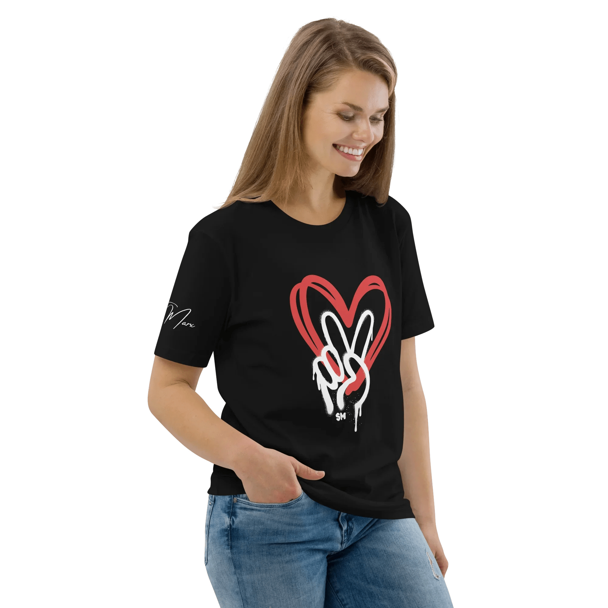 T-Shirt "Peace - Love" - flyliving - Shop Deutschland Noodosz