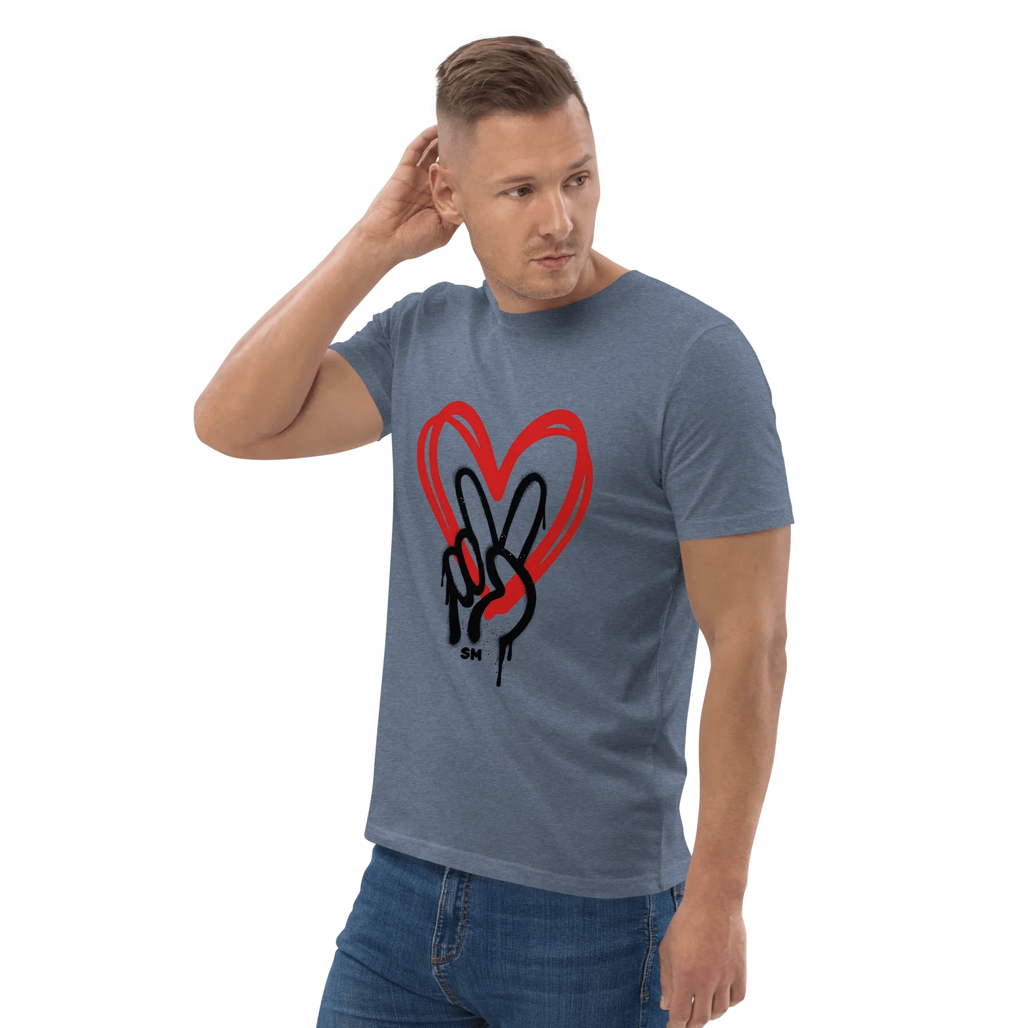 T-Shirt "Peace - Love" - flyliving - Shop Deutschland Noodosz