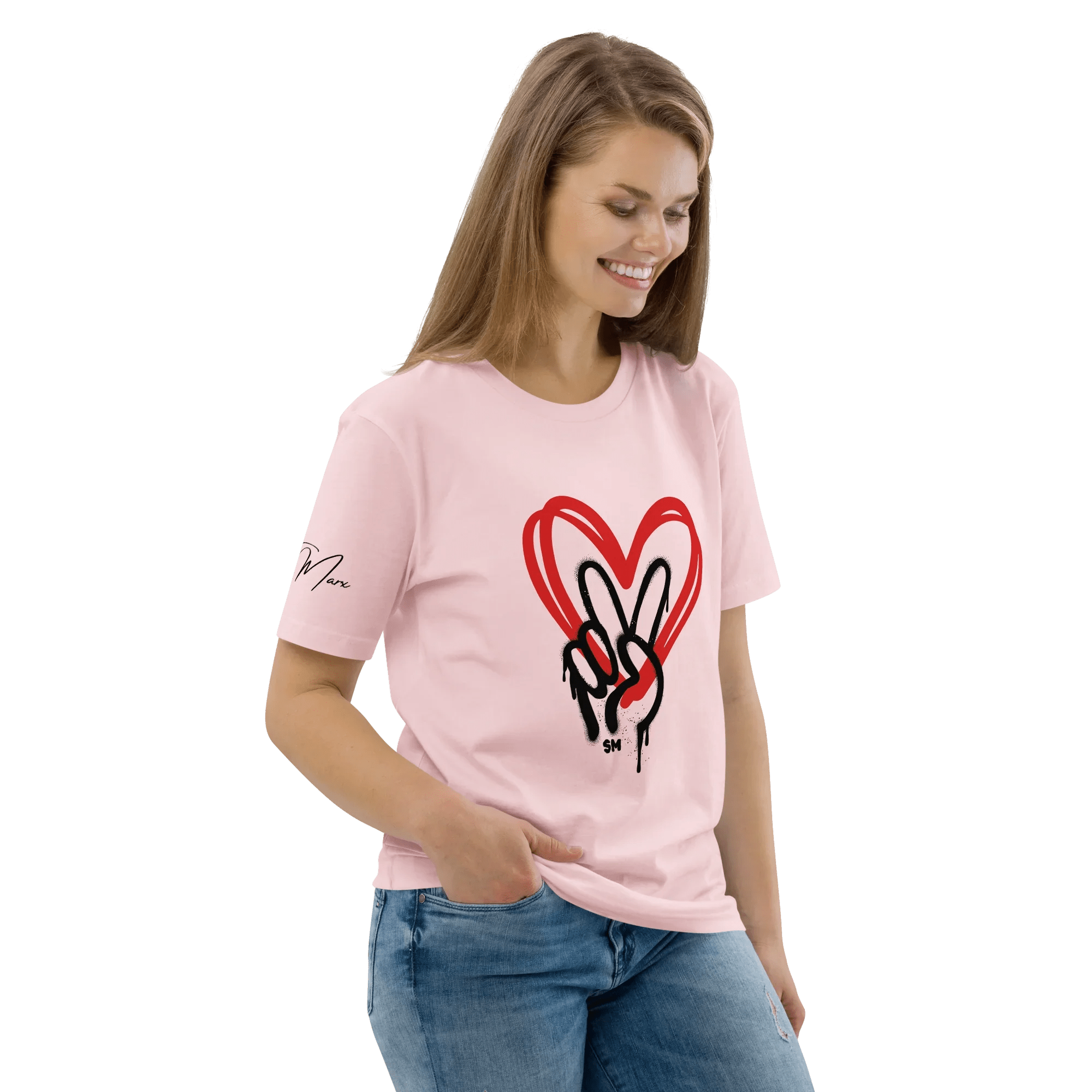 T-Shirt "Peace - Love" - flyliving - Shop Deutschland Noodosz