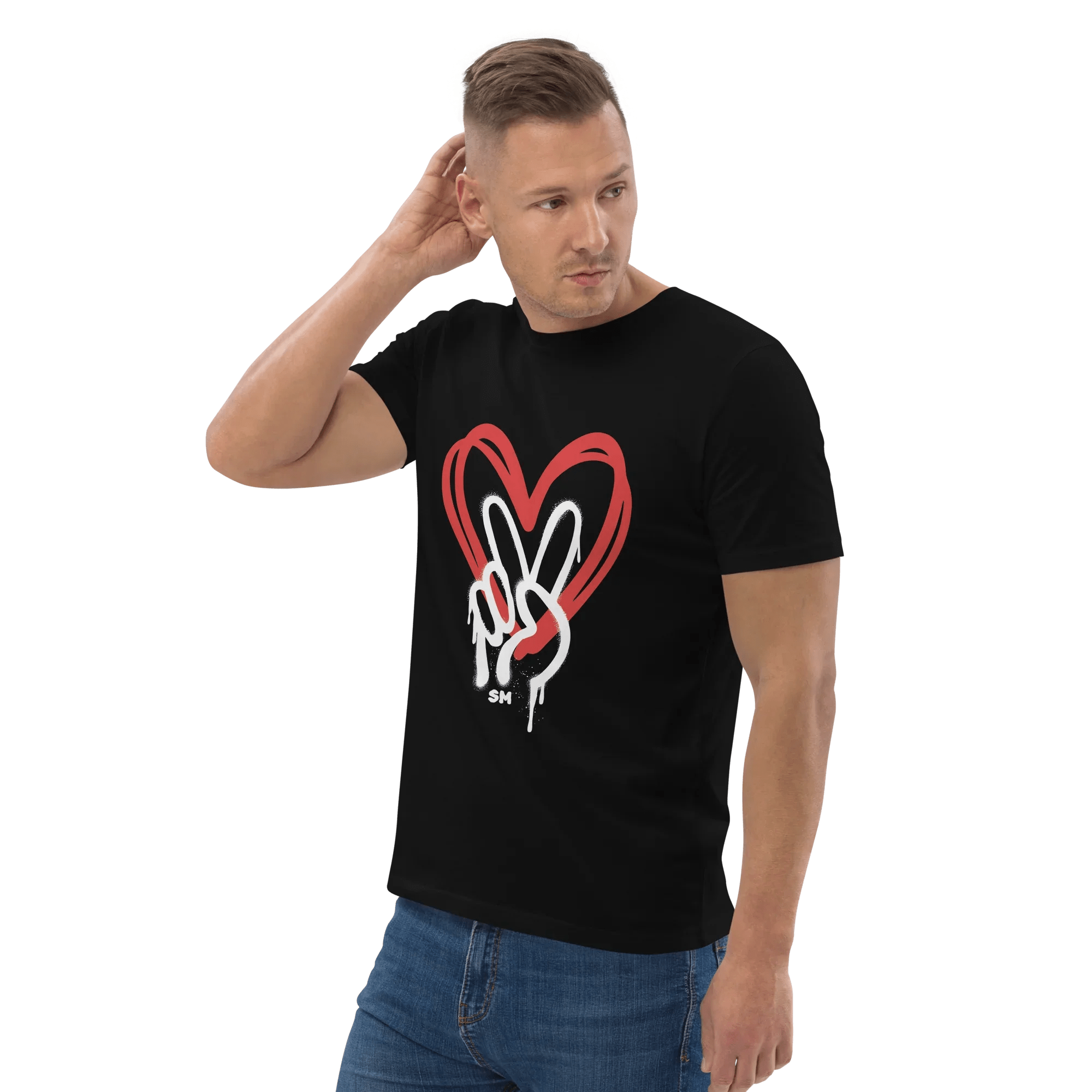T-Shirt "Peace - Love" - flyliving - Shop Deutschland Noodosz