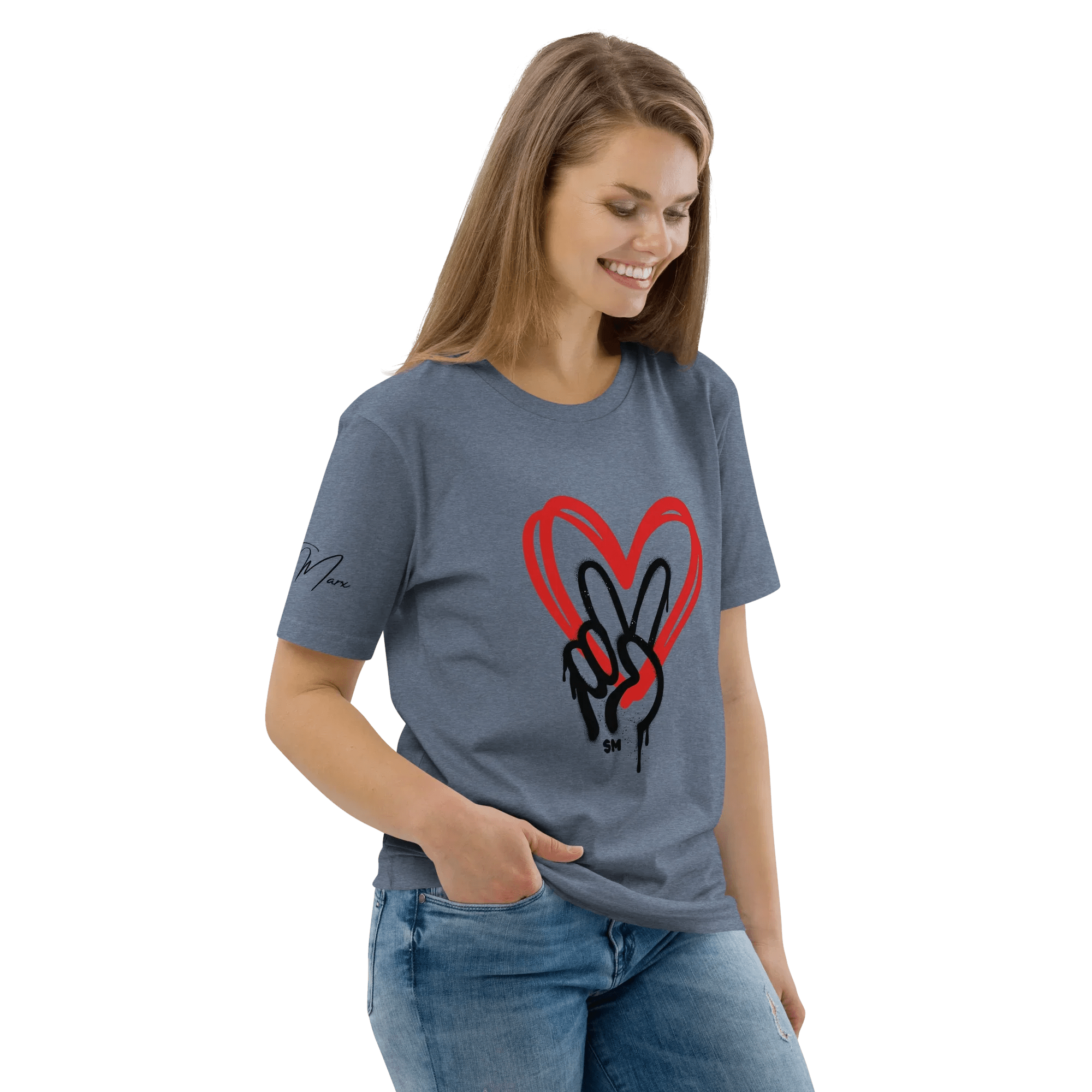 T-Shirt "Peace - Love" - flyliving - Shop Deutschland Noodosz