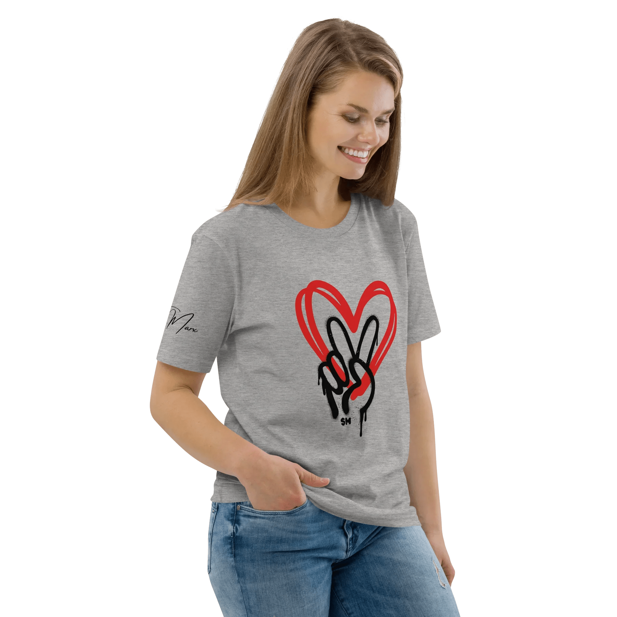 T-Shirt "Peace - Love" - flyliving - Shop Deutschland Noodosz