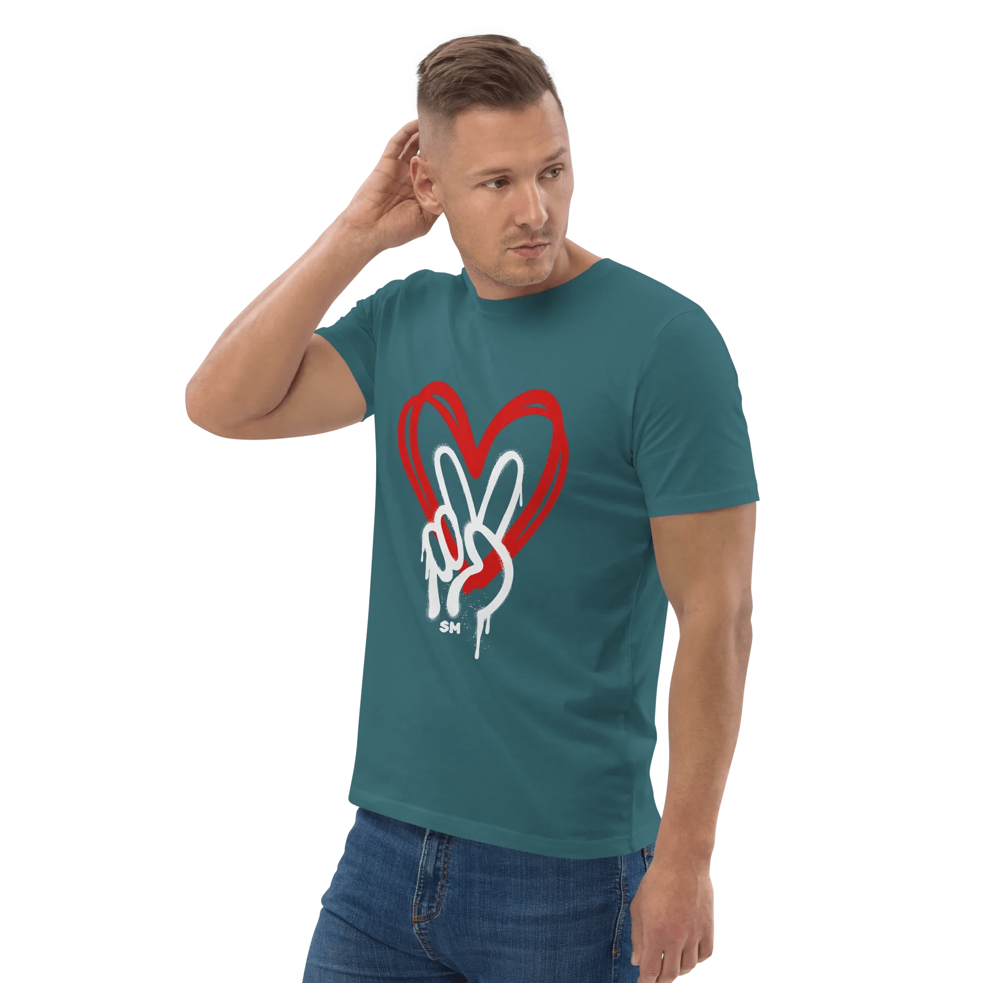 T-Shirt "Peace - Love" - flyliving - Shop Deutschland Noodosz
