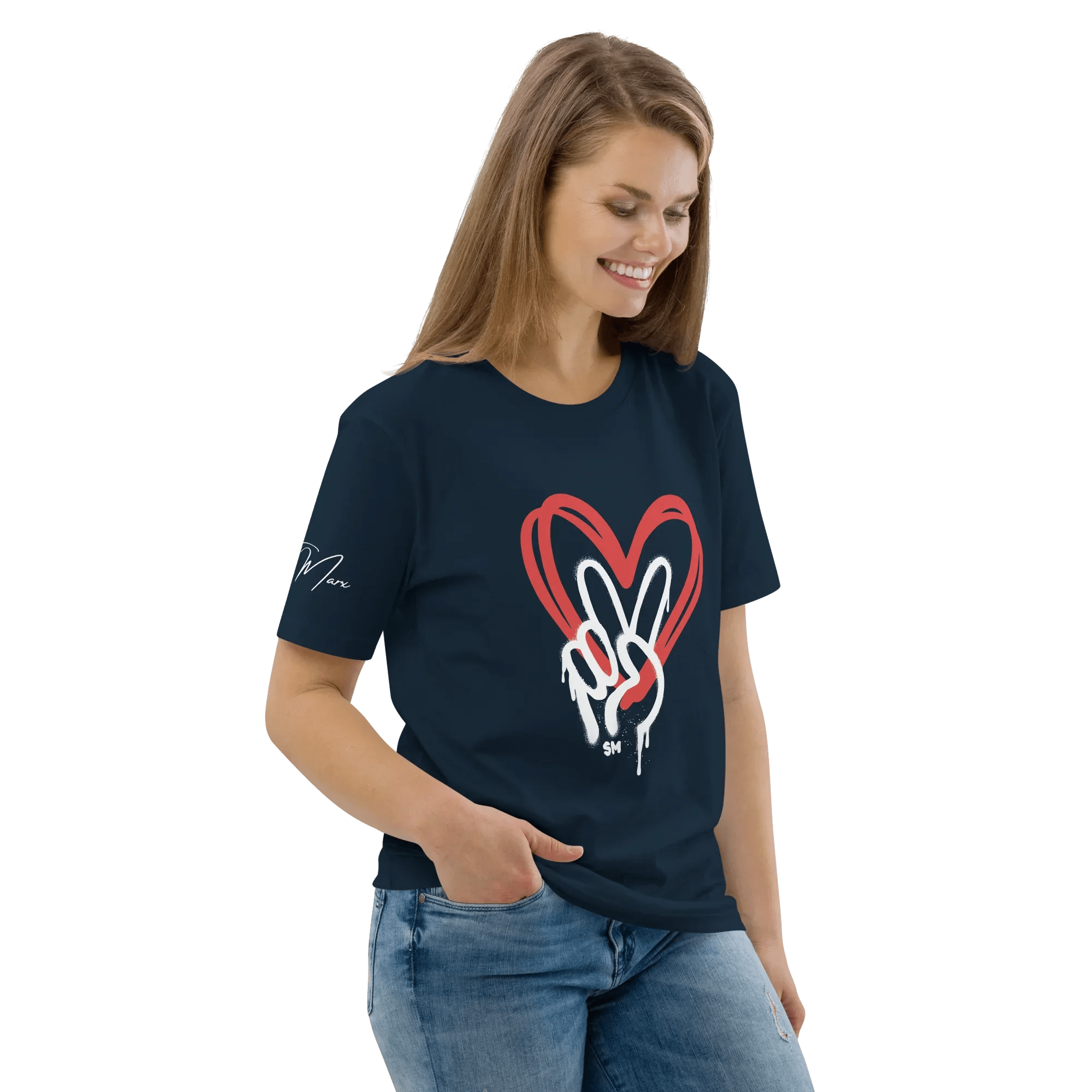 T-Shirt "Peace - Love" - flyliving - Shop Deutschland Noodosz