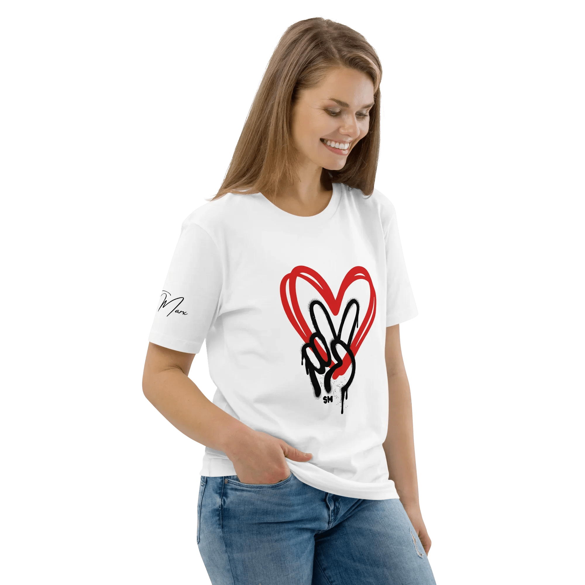 T-Shirt "Peace - Love" - flyliving - Shop Deutschland Noodosz