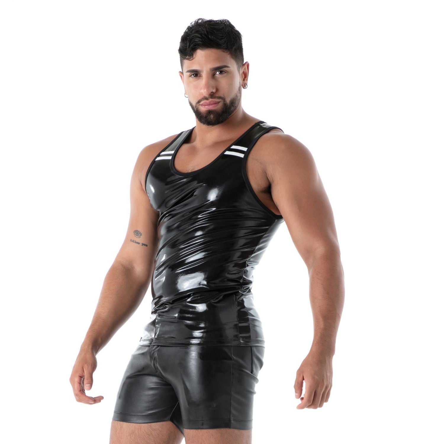 Tank Top „Second Skin“ aus Latex – Schwarz - TOF Paris - Shop Deutschland Noodosz