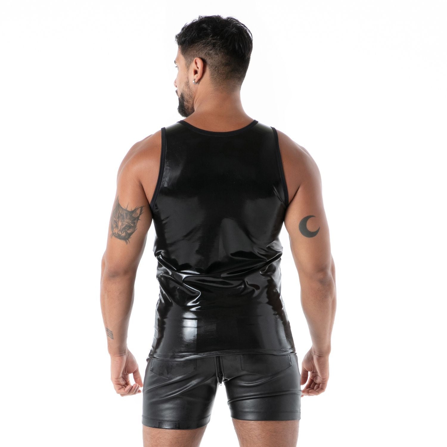 Tank Top „Second Skin“ aus Latex – Schwarz - TOF Paris - Shop Deutschland Noodosz