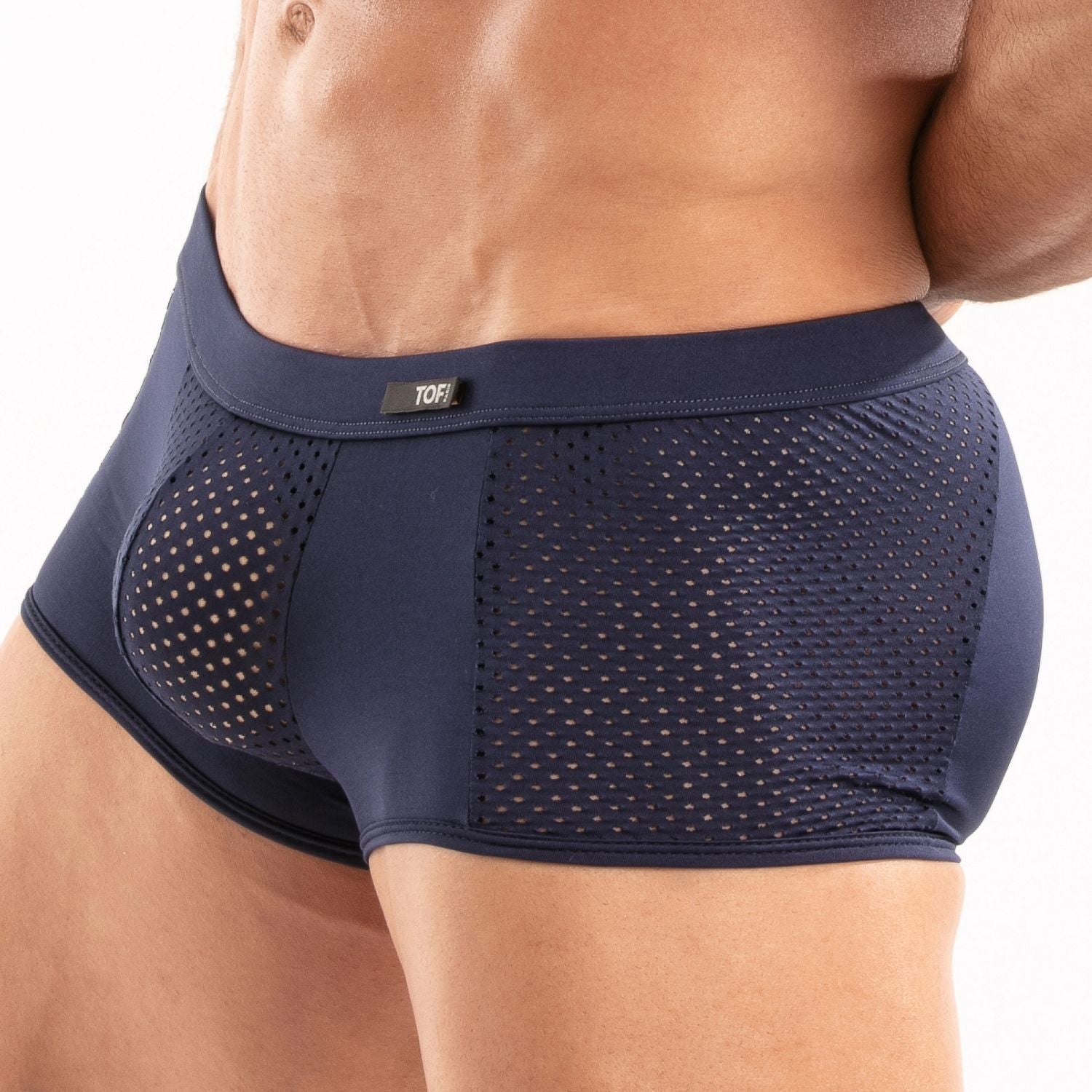 Temptation Mikrofaser - Boxer Marineblau - TOF Paris - Shop Deutschland Noodosz