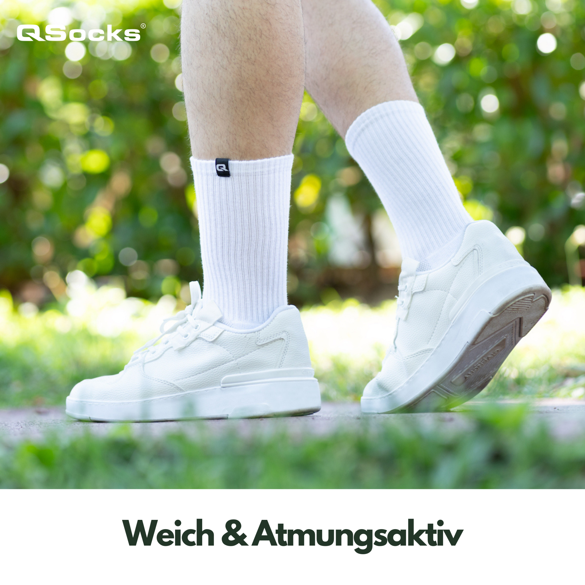 Tennissocken gepolstert für Damen & Herren 4X Paar - QOLONIA - Shop Deutschland Noodosz