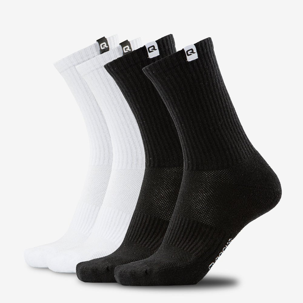 Tennissocken gepolstert für Damen & Herren 4X Paar - noodosz - QOLONIA - 