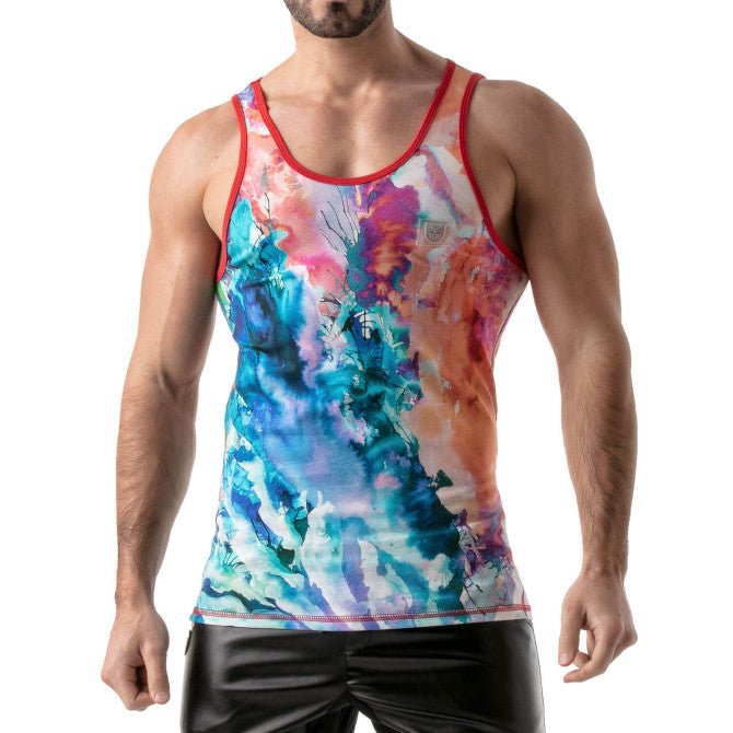 Tie Dye Tank Top Red - TOF Paris - Shop Deutschland Noodosz