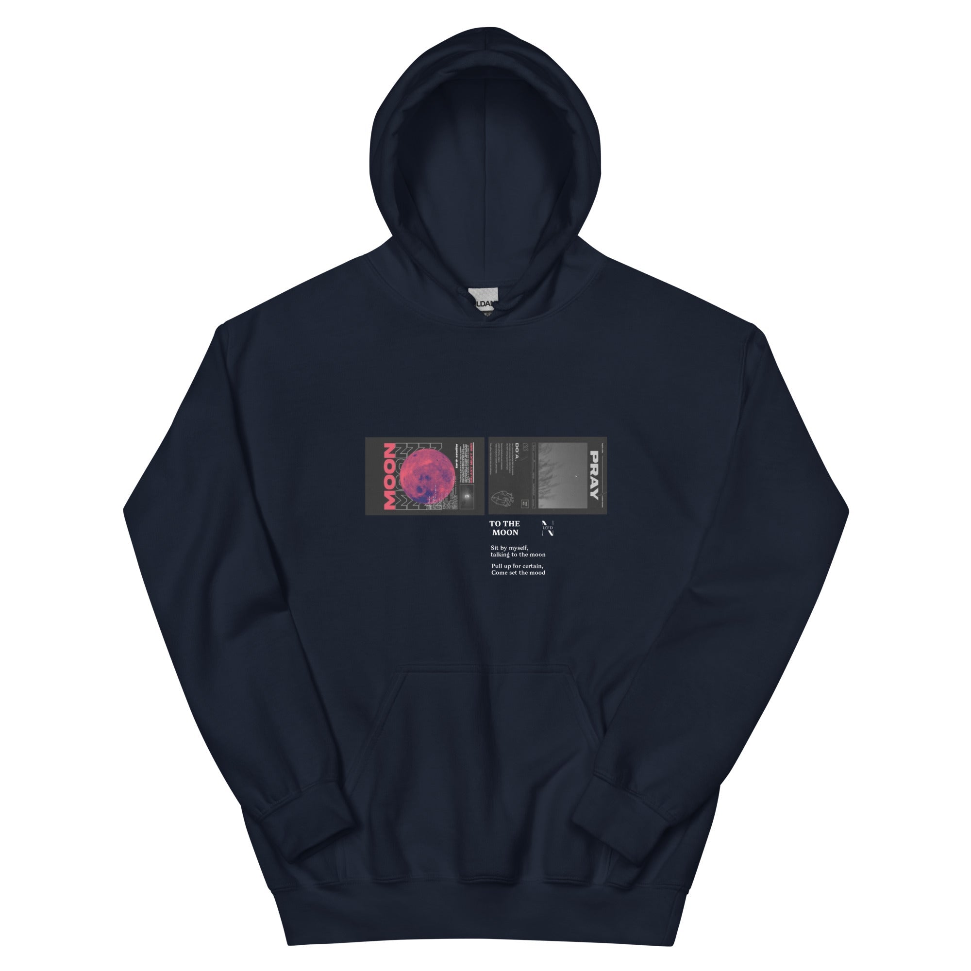 To the moon Kapuzenpullover - NiZED - Shop Deutschland Noodosz