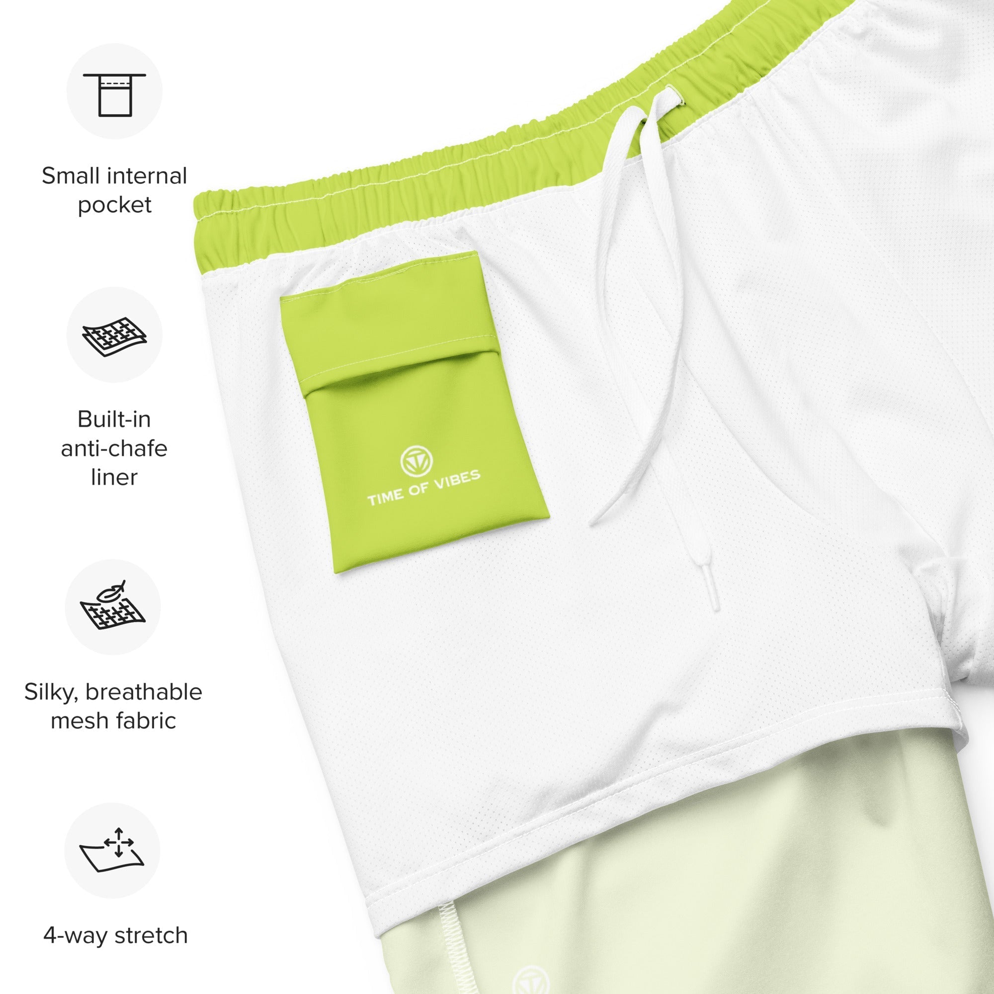 TOV Badeshorts VIBES II (Grün) - Time Of Vibes - Shop Deutschland Noodosz