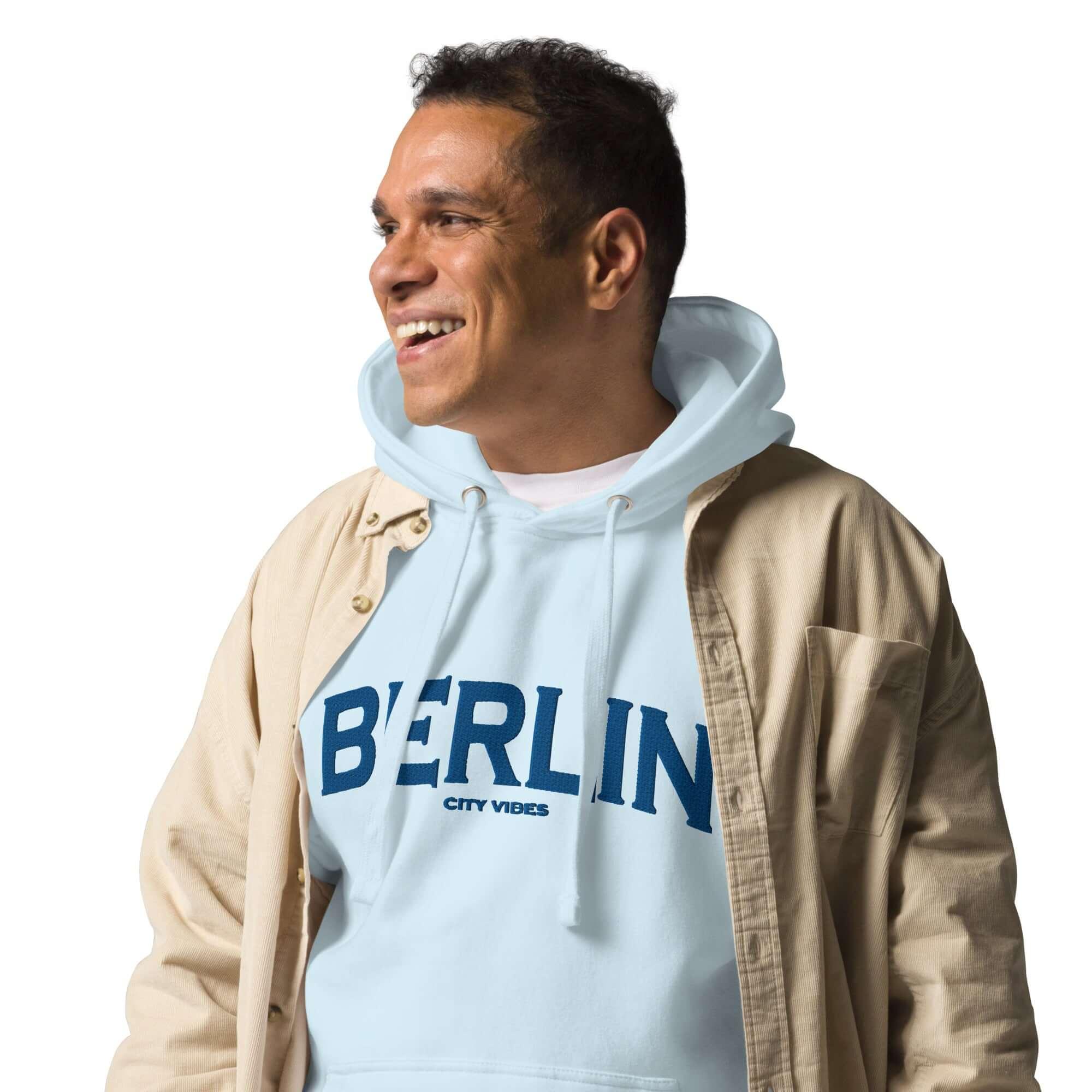 TOV Hoodie City | BERLIN (Hellblau/Blau) * Unisex - Time Of Vibes - Shop Deutschland Noodosz