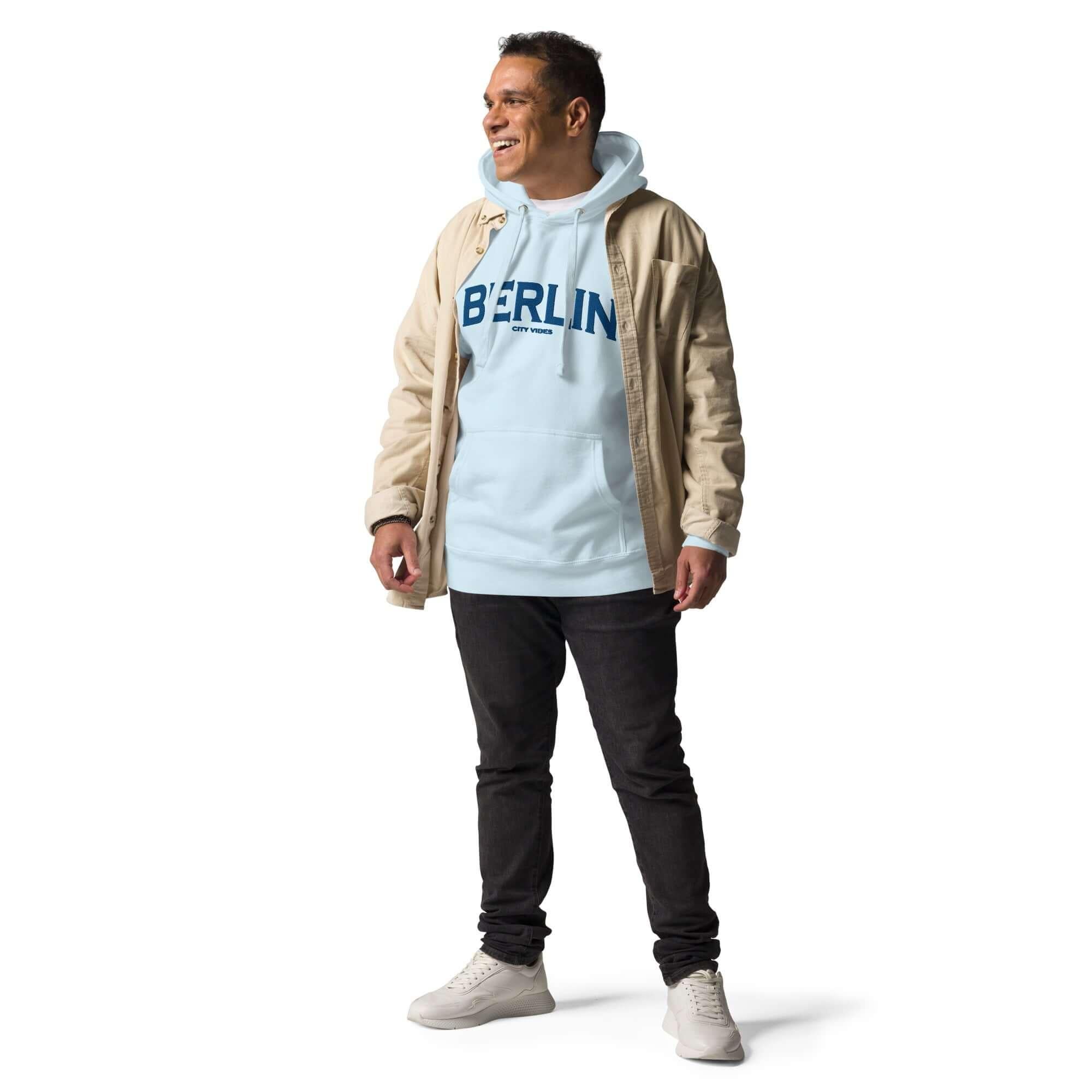 TOV Hoodie City | BERLIN (Hellblau/Blau) * Unisex - Time Of Vibes - Shop Deutschland Noodosz