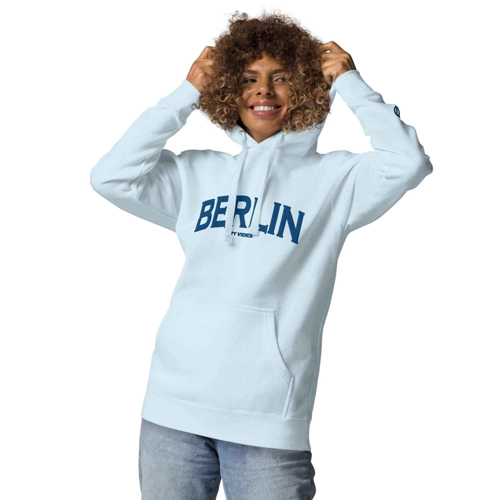 TOV Hoodie City | BERLIN (Hellblau/Blau) * Unisex - Time Of Vibes - Shop Deutschland Noodosz