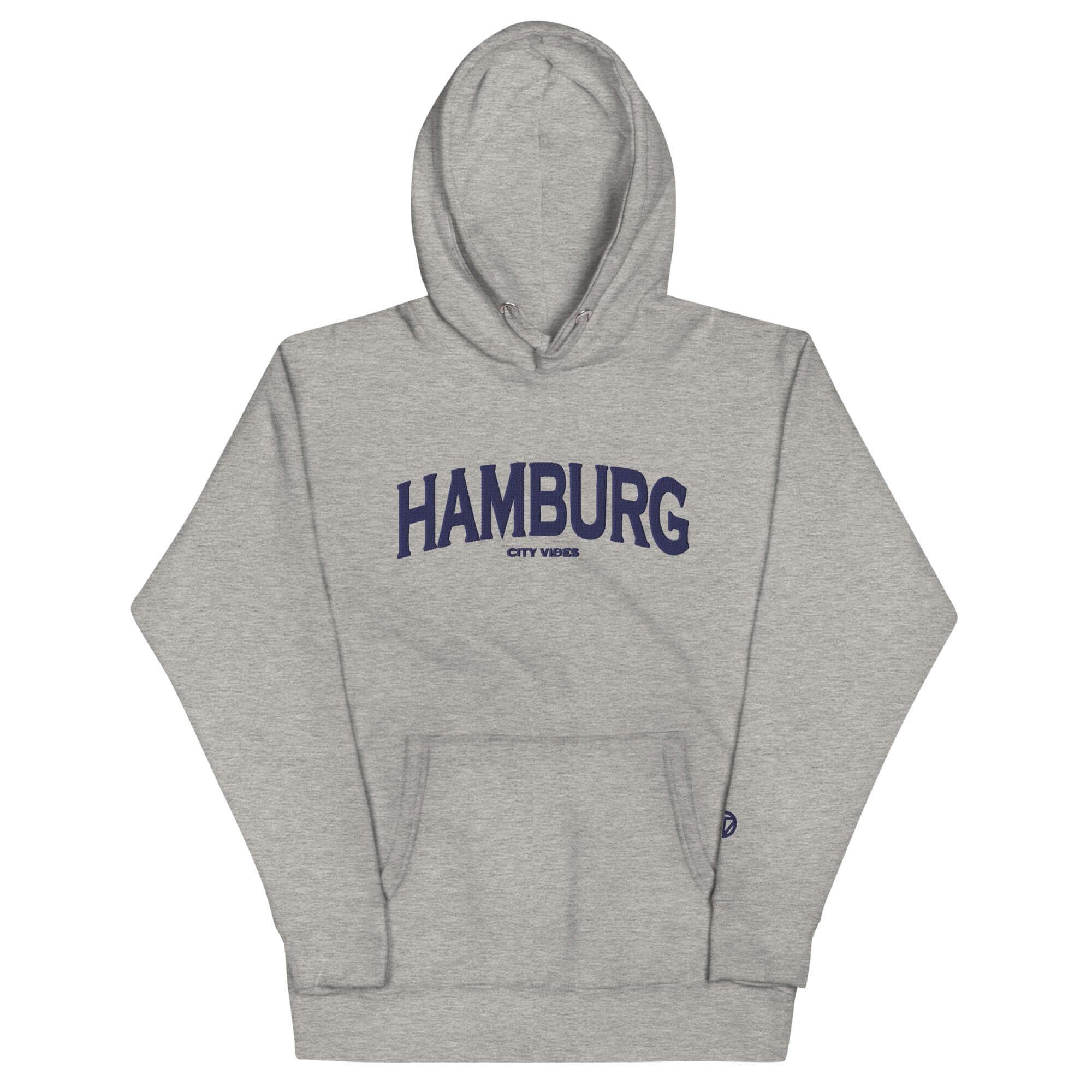 TOV Hoodie City | HAMBURG (Grau/Blau) * Unisex - Time Of Vibes - Shop Deutschland Noodosz