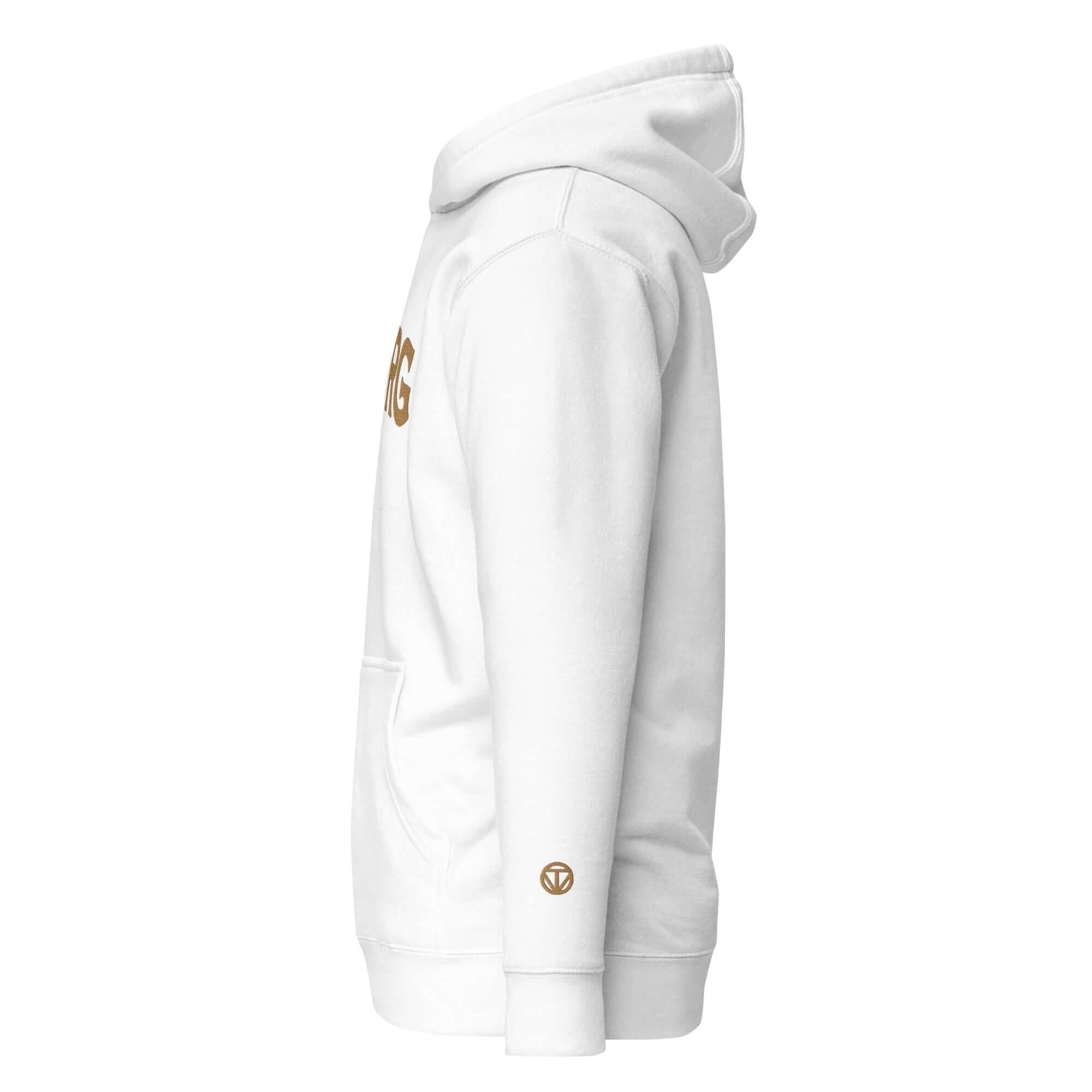 TOV Hoodie City | HAMBURG (Weiß/Gold) * Unisex - Time Of Vibes - Shop Deutschland Noodosz