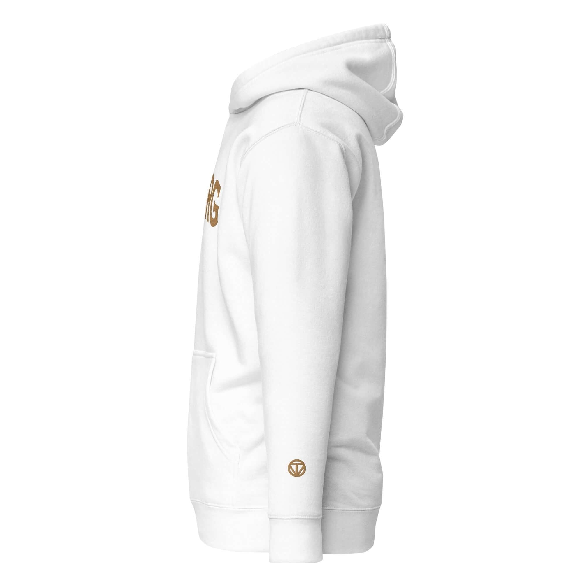TOV Hoodie City | HAMBURG (Weiß/Gold) * Unisex - Time Of Vibes - Shop Deutschland Noodosz