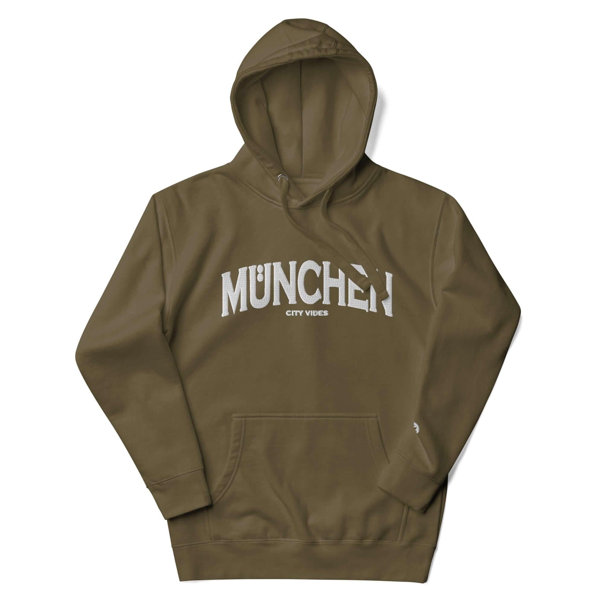 TOV Hoodie City | MÜNCHEN (Grün/Weiß) * Unisex - Time Of Vibes - Shop Deutschland Noodosz