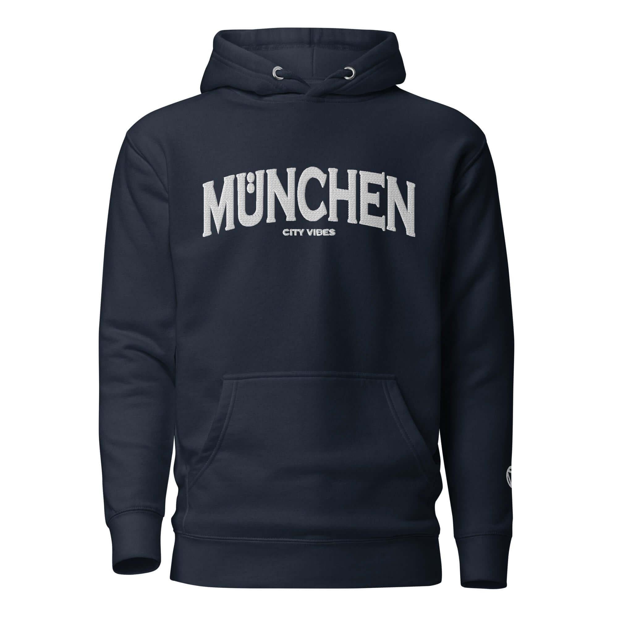 TOV Hoodie City | MÜNCHEN (Navy/Weiß) * Unisex - noodosz - Time Of Vibes - 