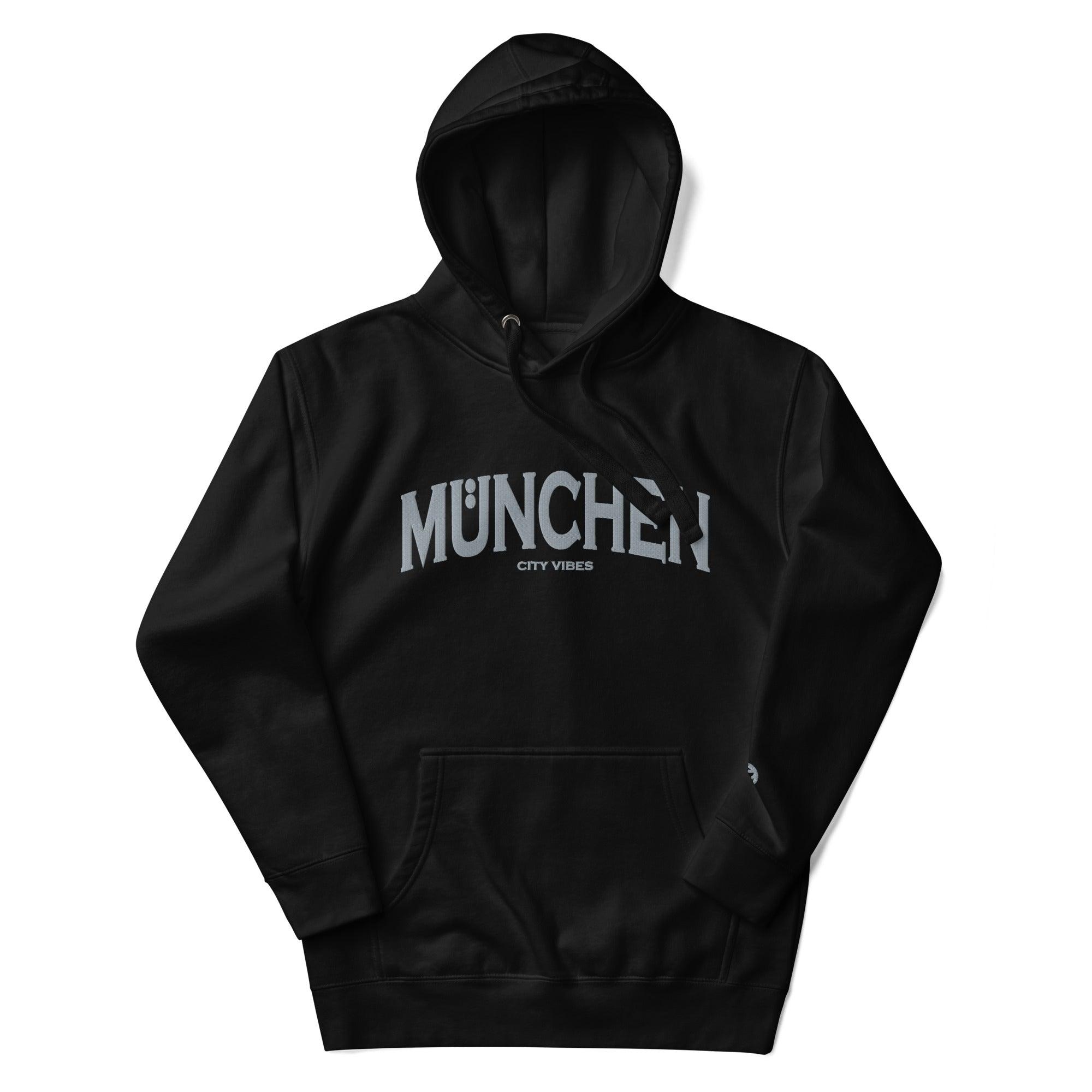 TOV Hoodie City | MÜNCHEN (Schwarz/Grau) * Unisex - Time Of Vibes - Shop Deutschland Noodosz