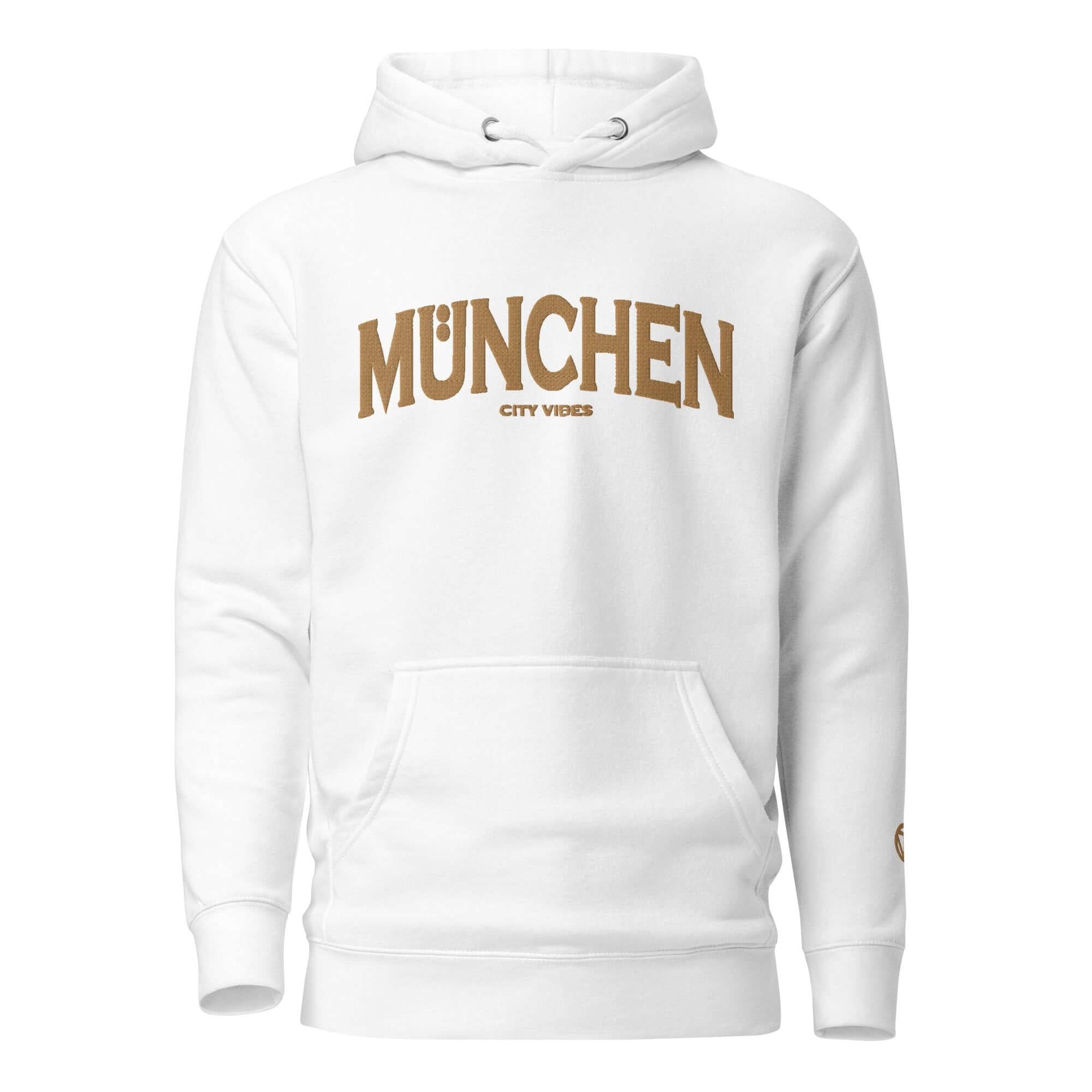 TOV Hoodie City | MÜNCHEN (Weiß/Gold) * Unisex - noodosz - Time Of Vibes - 