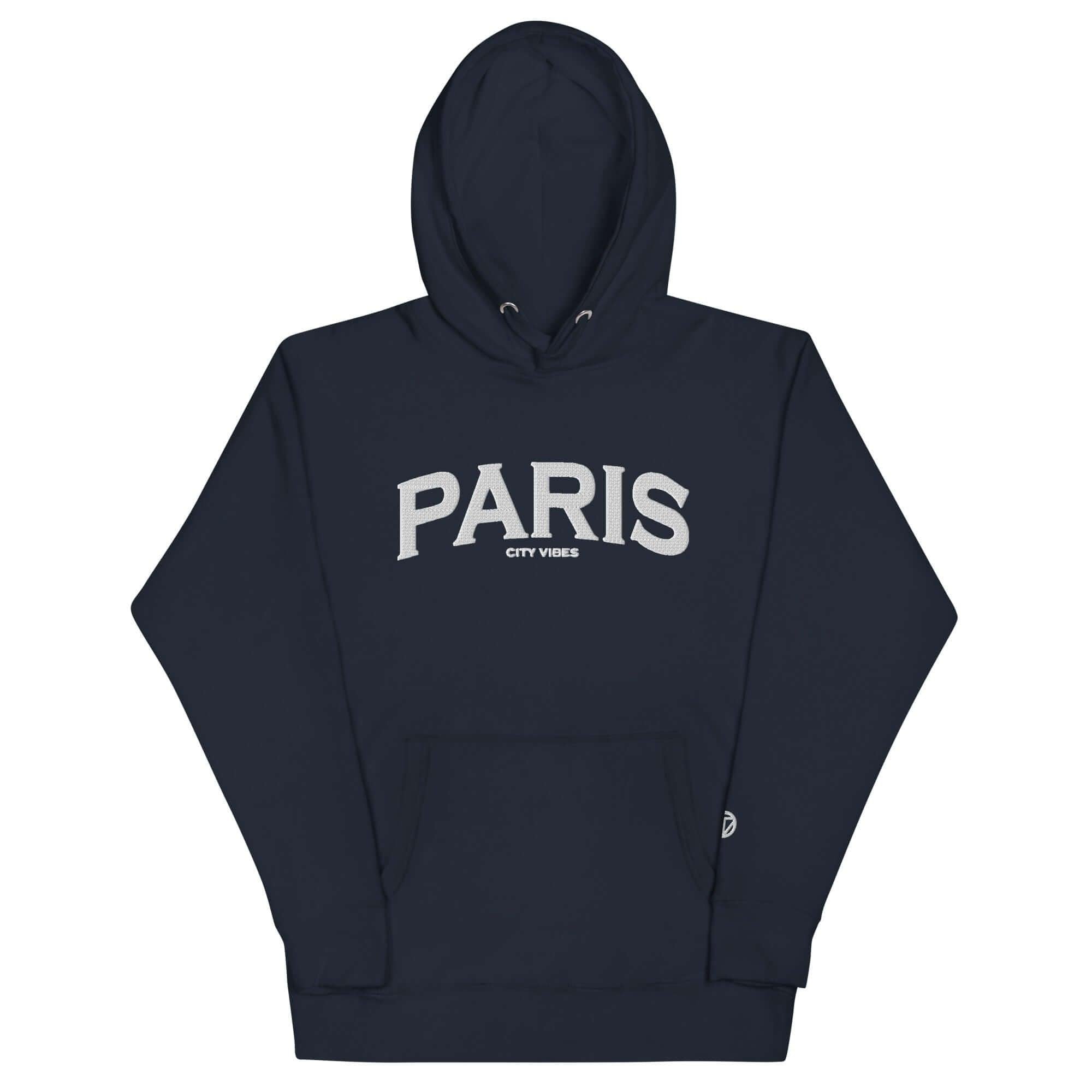 TOV Hoodie City | PARIS (Navy/Weiß) * Unisex - Time Of Vibes - Shop Deutschland Noodosz