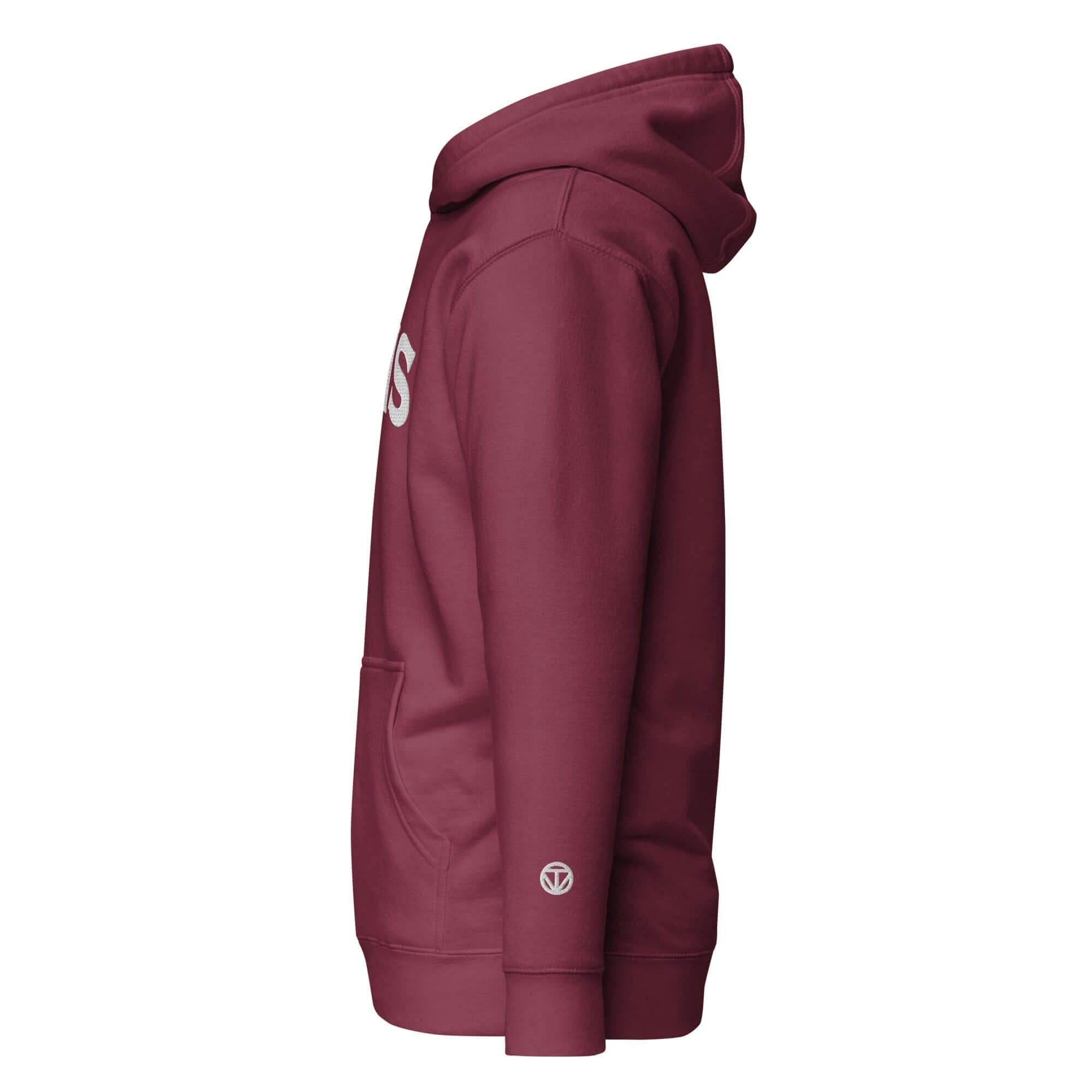 TOV Hoodie City | PARIS (Rot/Weiß) * Unisex - Time Of Vibes - Shop Deutschland Noodosz