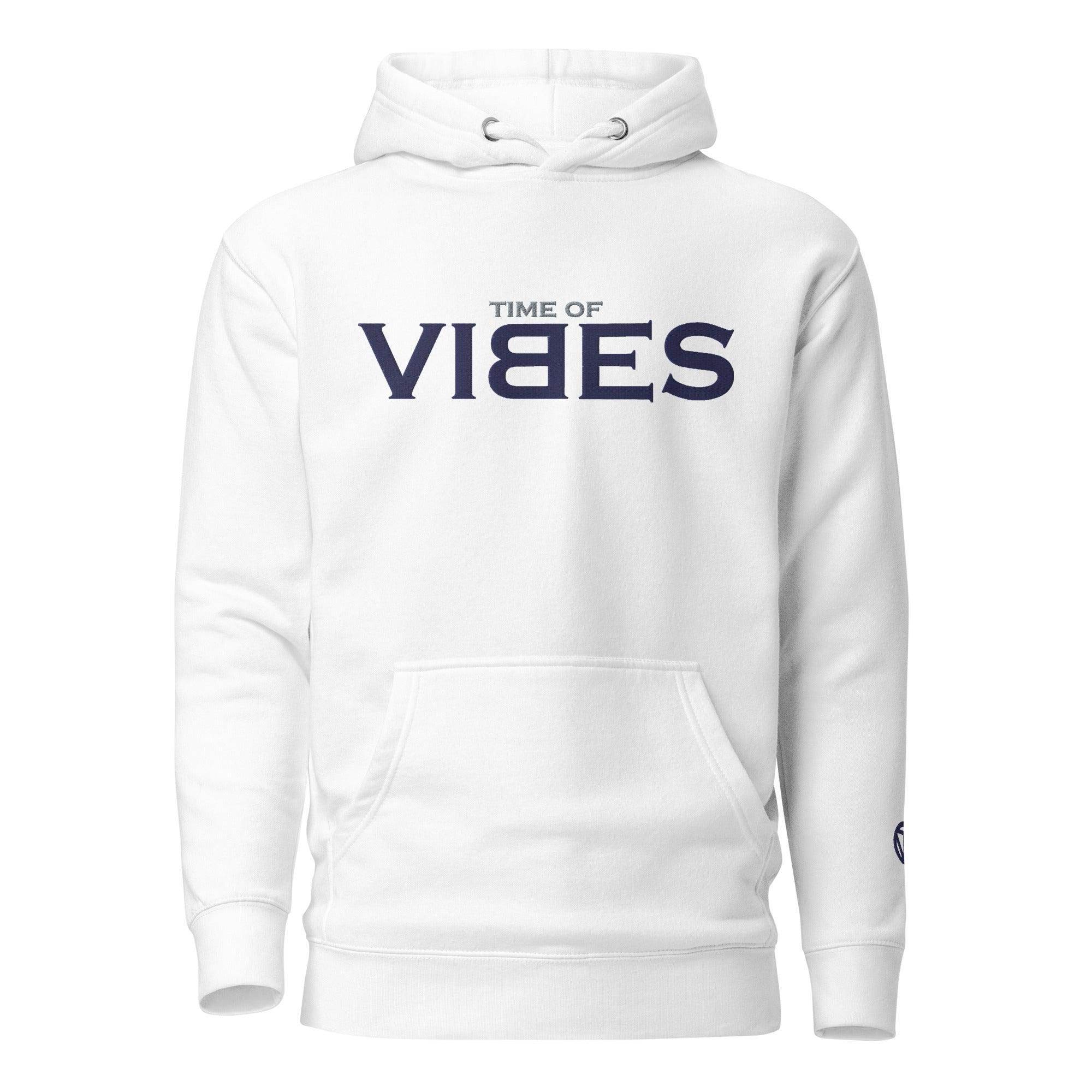 TOV Hoodie | VIBES (Weiß/Blau) * Unisex - noodosz - Time Of Vibes - 