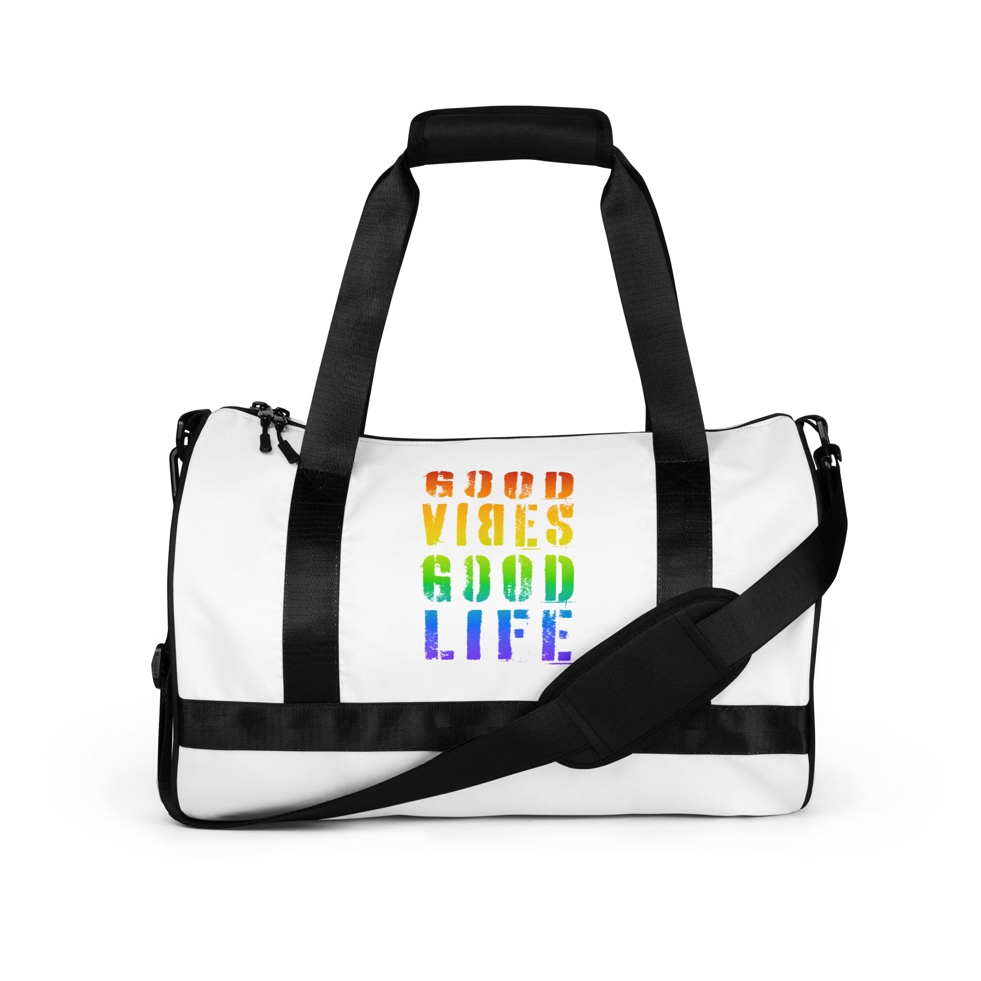 TOV Sporttasche | GOOD - LIFE LGBTQ (Weiß) - noodosz - Time Of Vibes - 