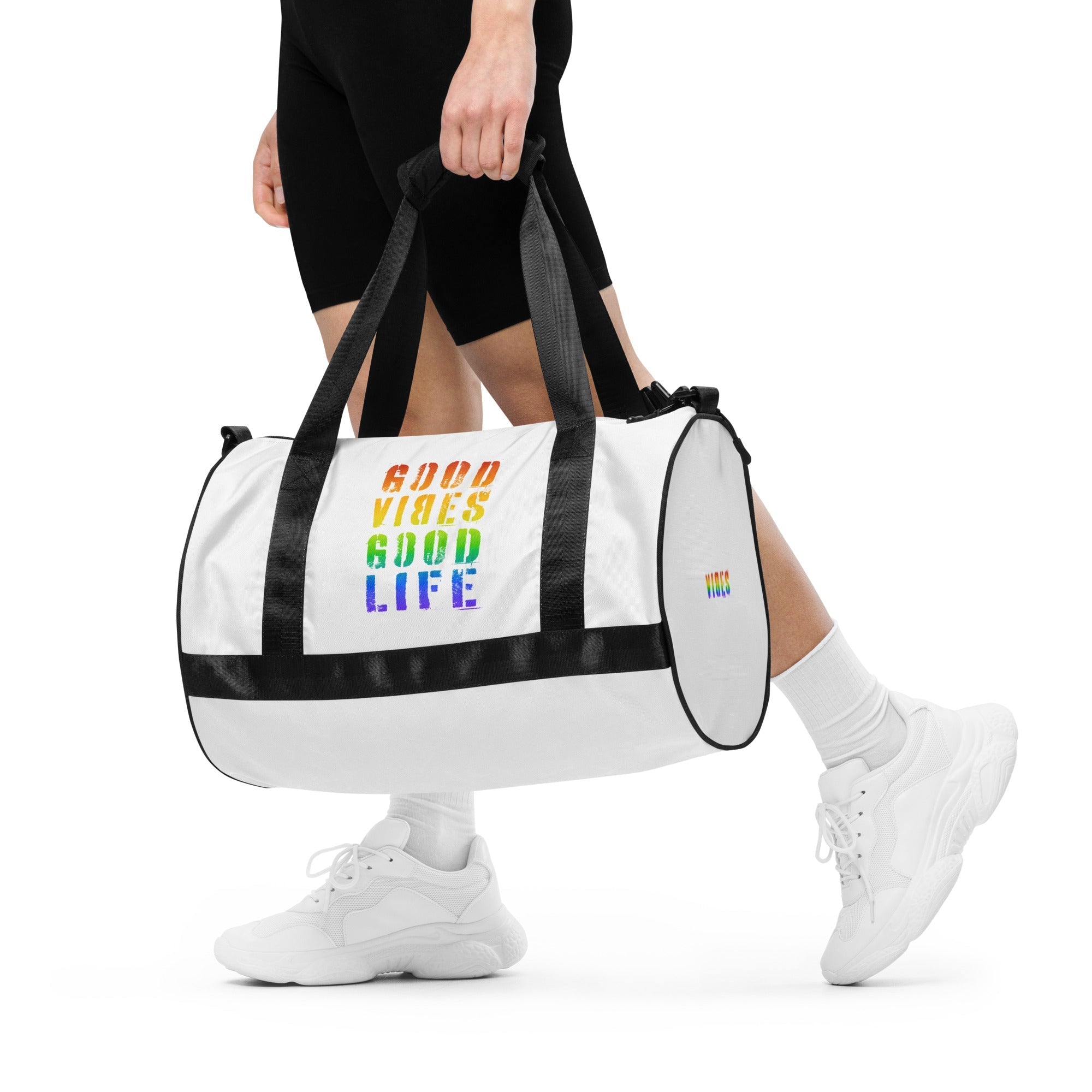 TOV Sporttasche | GOOD - LIFE LGBTQ (Weiß) - Time Of Vibes - Shop Deutschland Noodosz