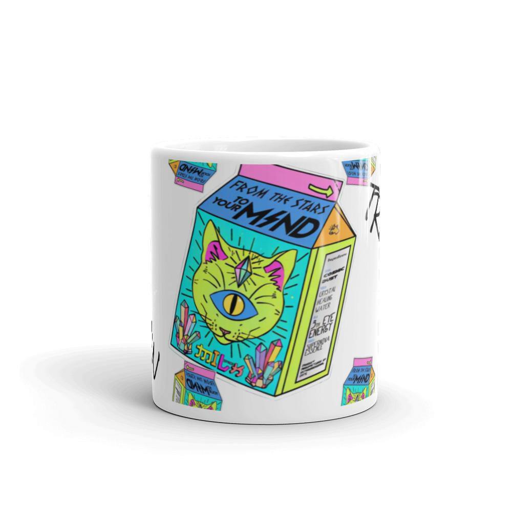 Trippin Löscher Weiße, glänzende Tasse - NiZED - Shop Deutschland Noodosz
