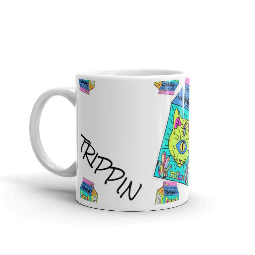 Trippin Löscher Weiße, glänzende Tasse - NiZED - Shop Deutschland Noodosz