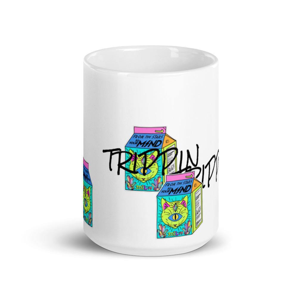 Trippin Löscher Weiße, glänzende Tasse - NiZED - Shop Deutschland Noodosz
