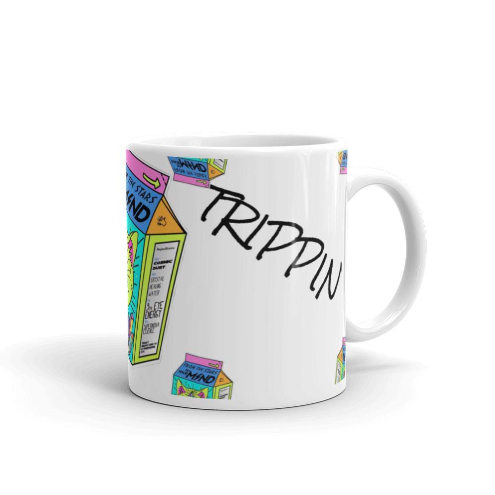 Trippin Löscher Weiße, glänzende Tasse - NiZED - Shop Deutschland Noodosz